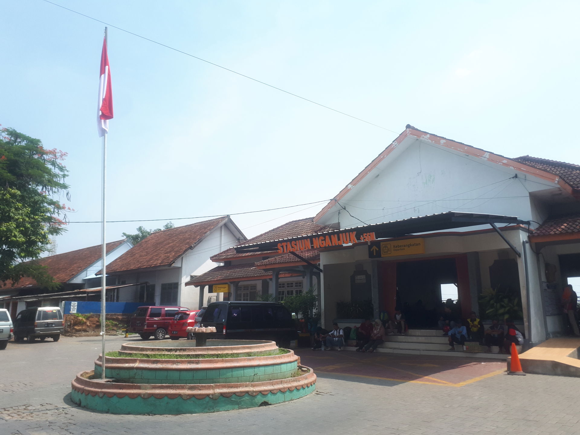 Stasiun Nganjuk pada tahun 2019.