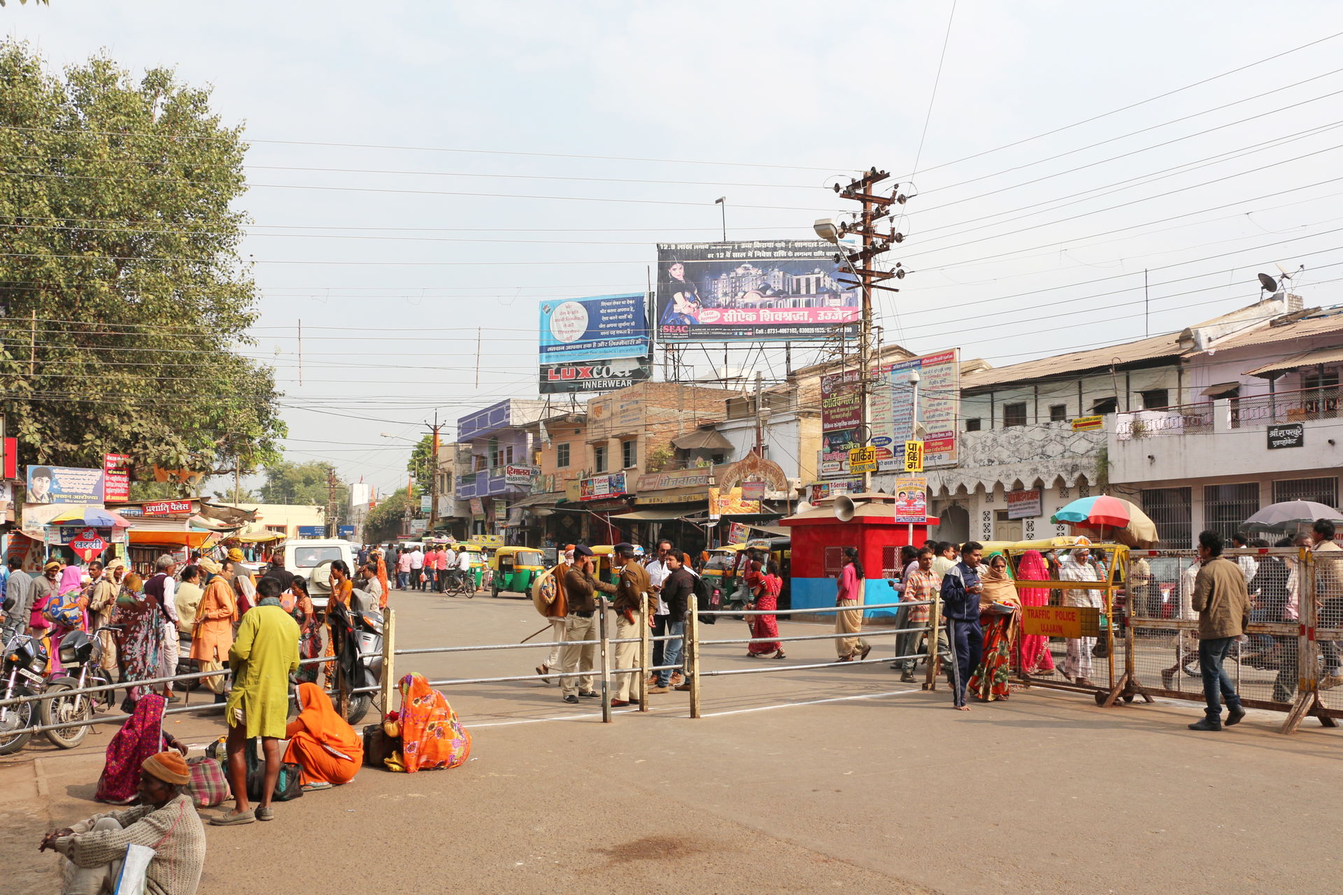 Ujjain, in front of the Mahakaleshwar Temple, India