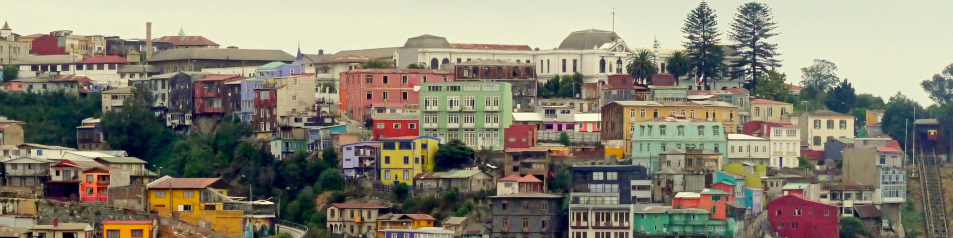 View of Chilean city of Valparaiso 2016