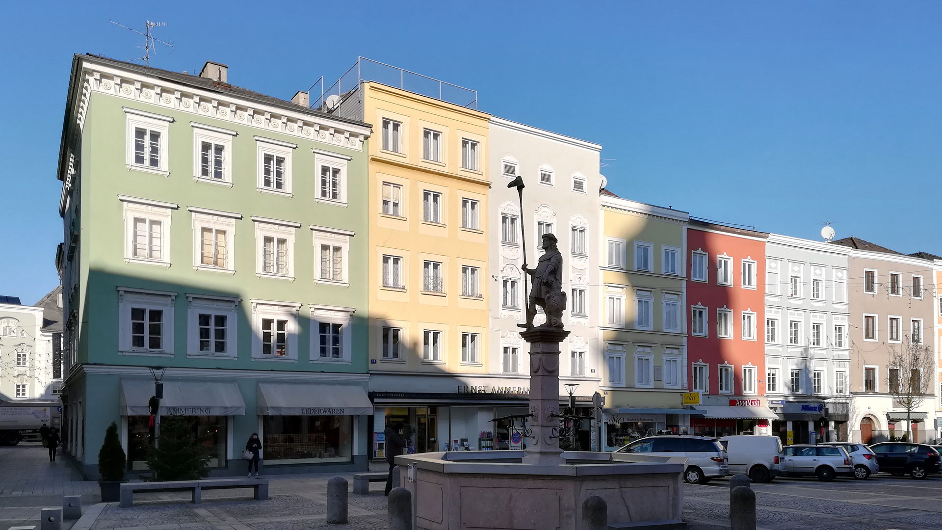Historischer Hauptplatz von Ried im Innkreis.