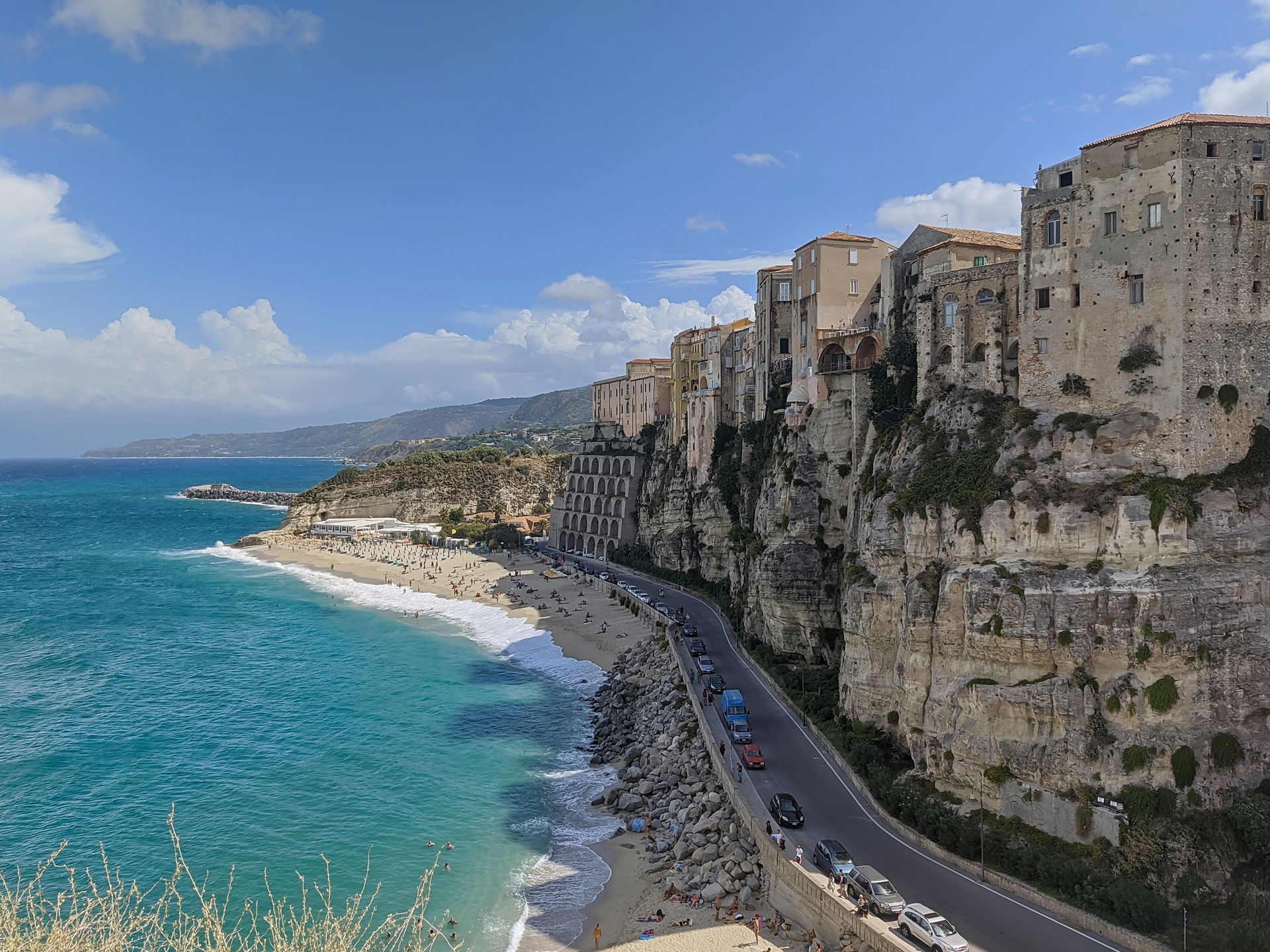 View of eastern Tropea, Italy.