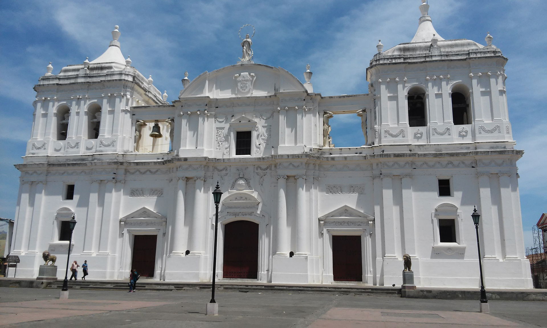The León Cathedral on March 2018