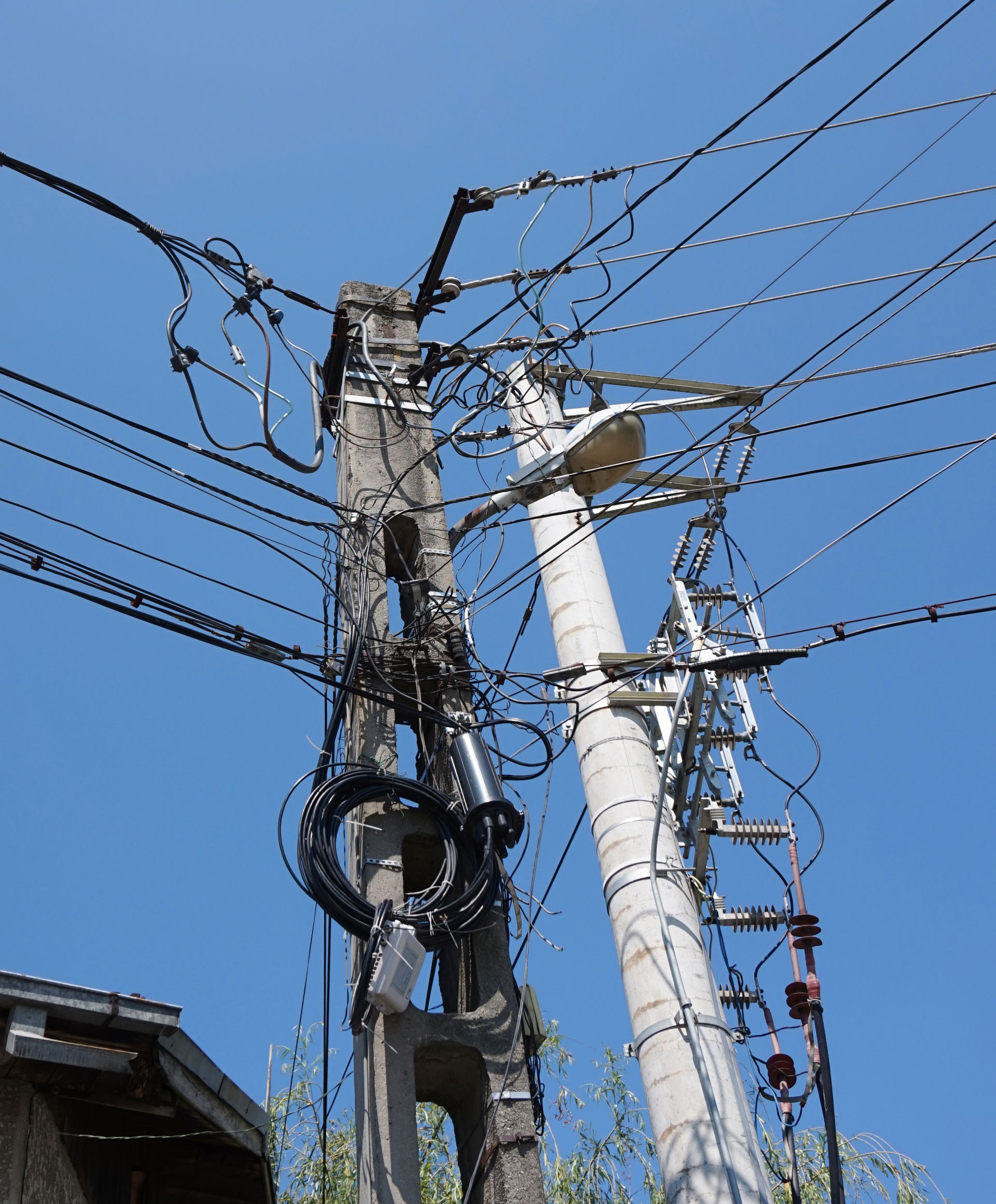 Electric wires in Ramnicu Valcea.