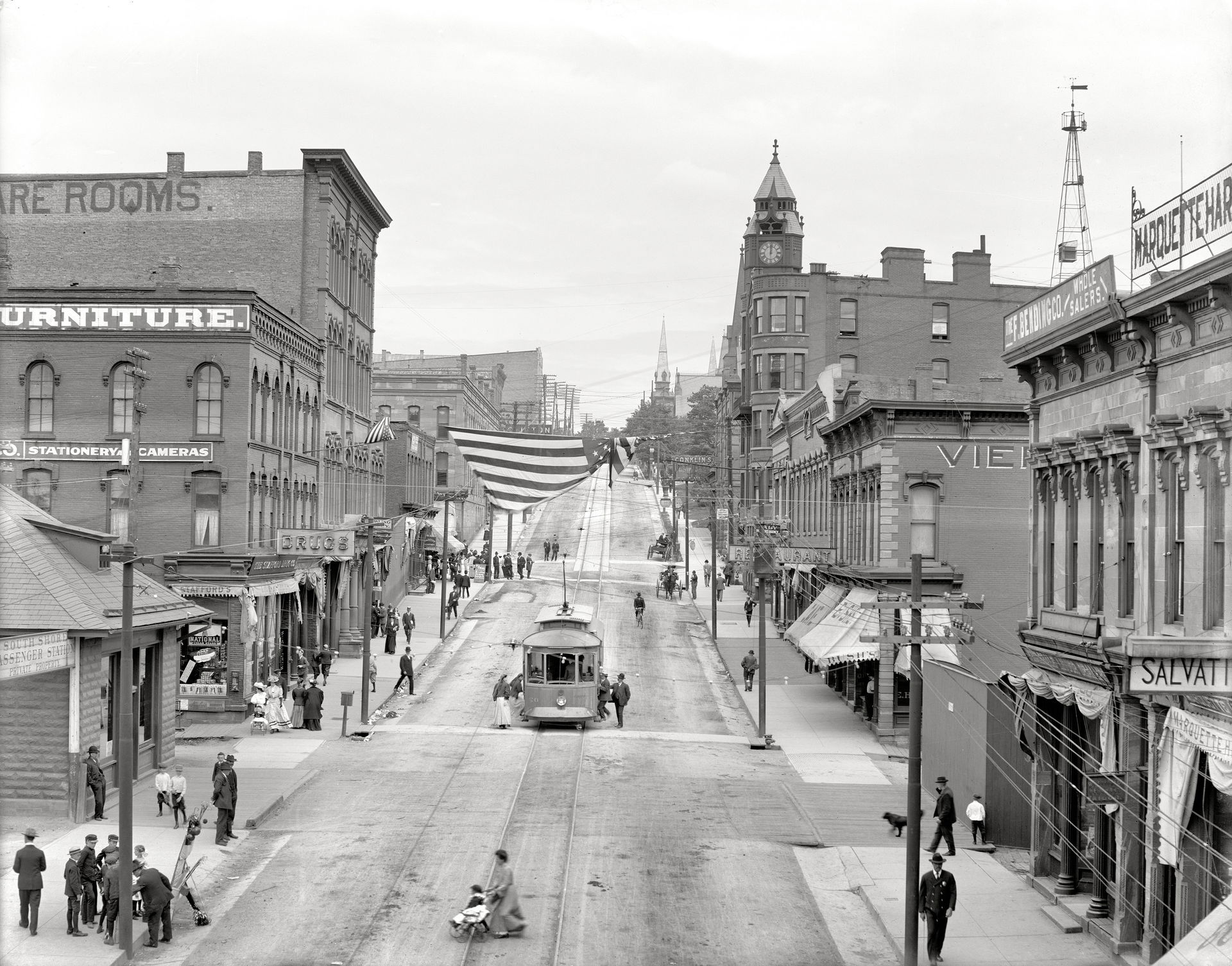 Front Street, Marquette, Michigan, United States