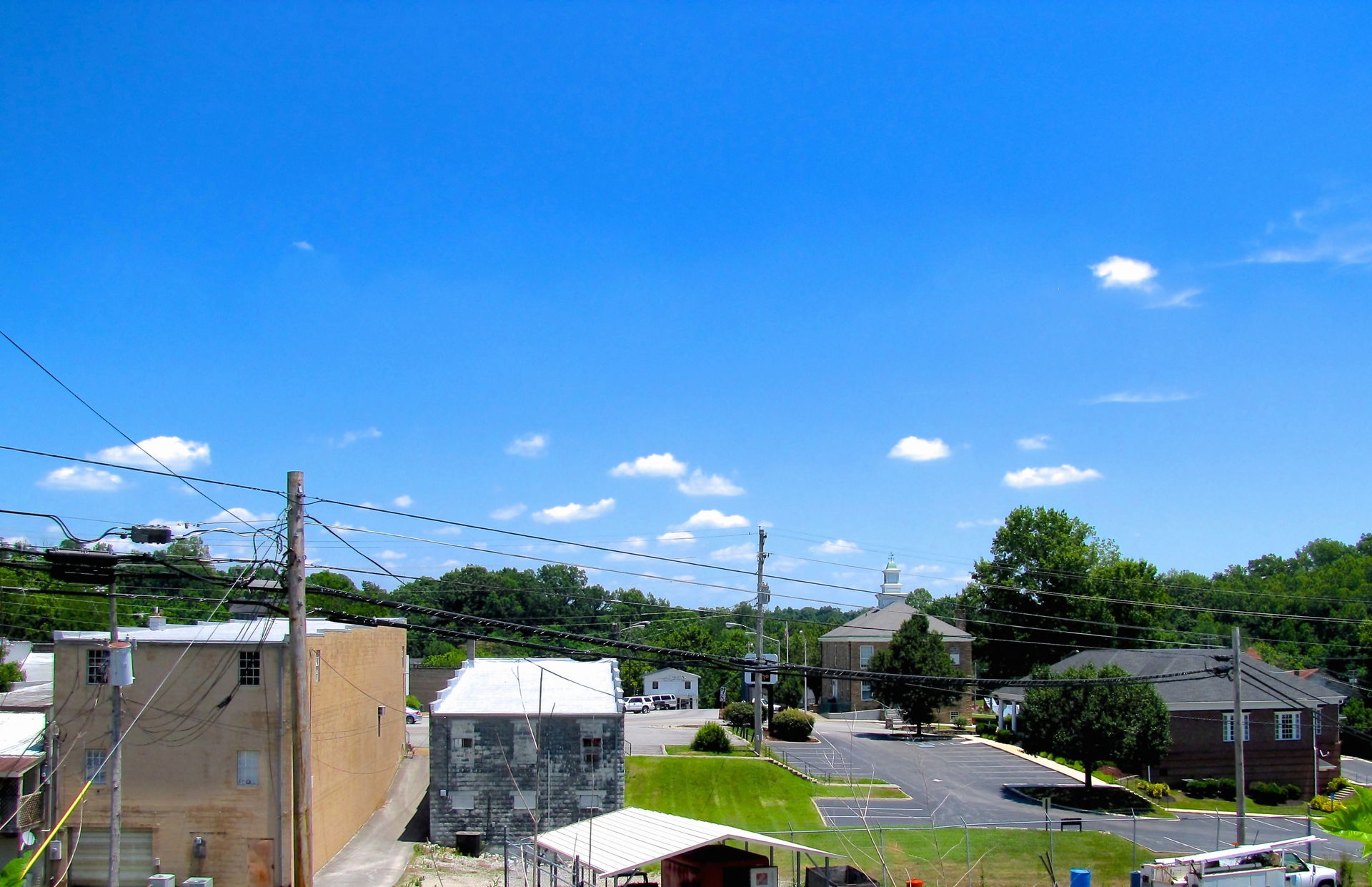 Byrdstown, Tennessee, United States, looking east from the Firs…