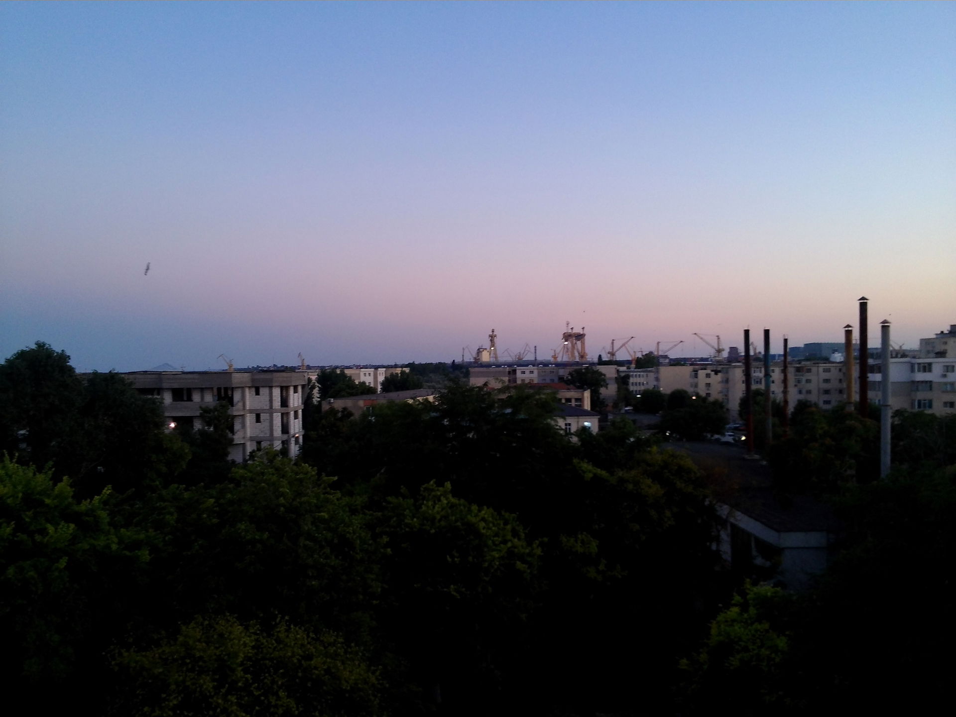 місто Мангалія. Вид з мінарету мечеті Есмахана Султана.