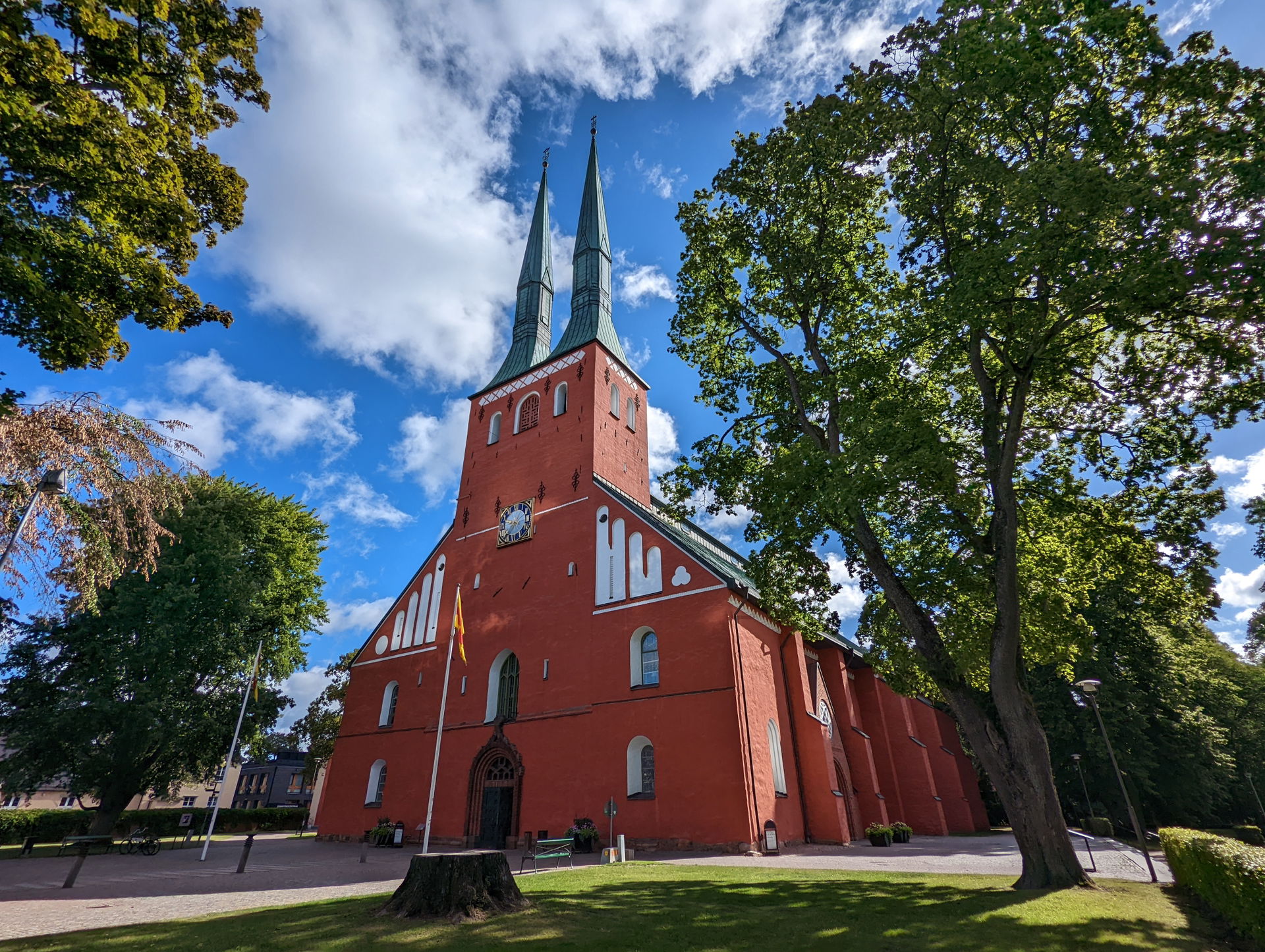 Växjö domkyrka den 6 augusti 2022.