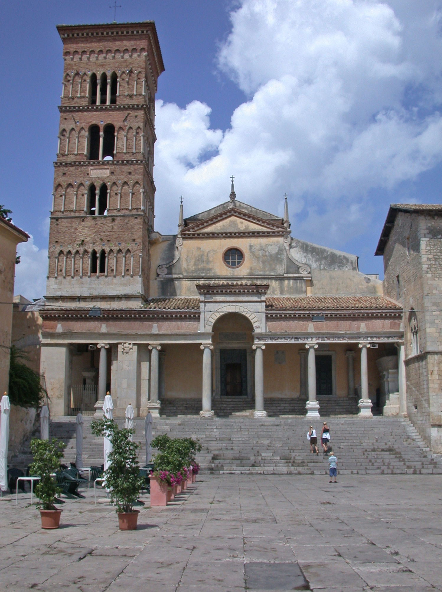 Terracina (provincia di Latina, Lazio, Italia), città alta, Duo…