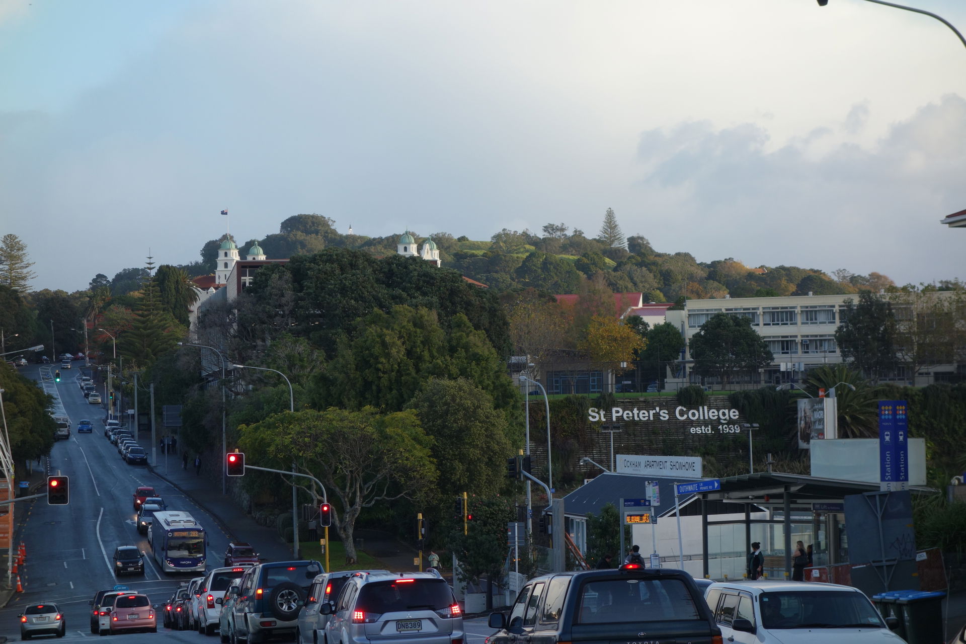 View of St Peter’s College, Auckland