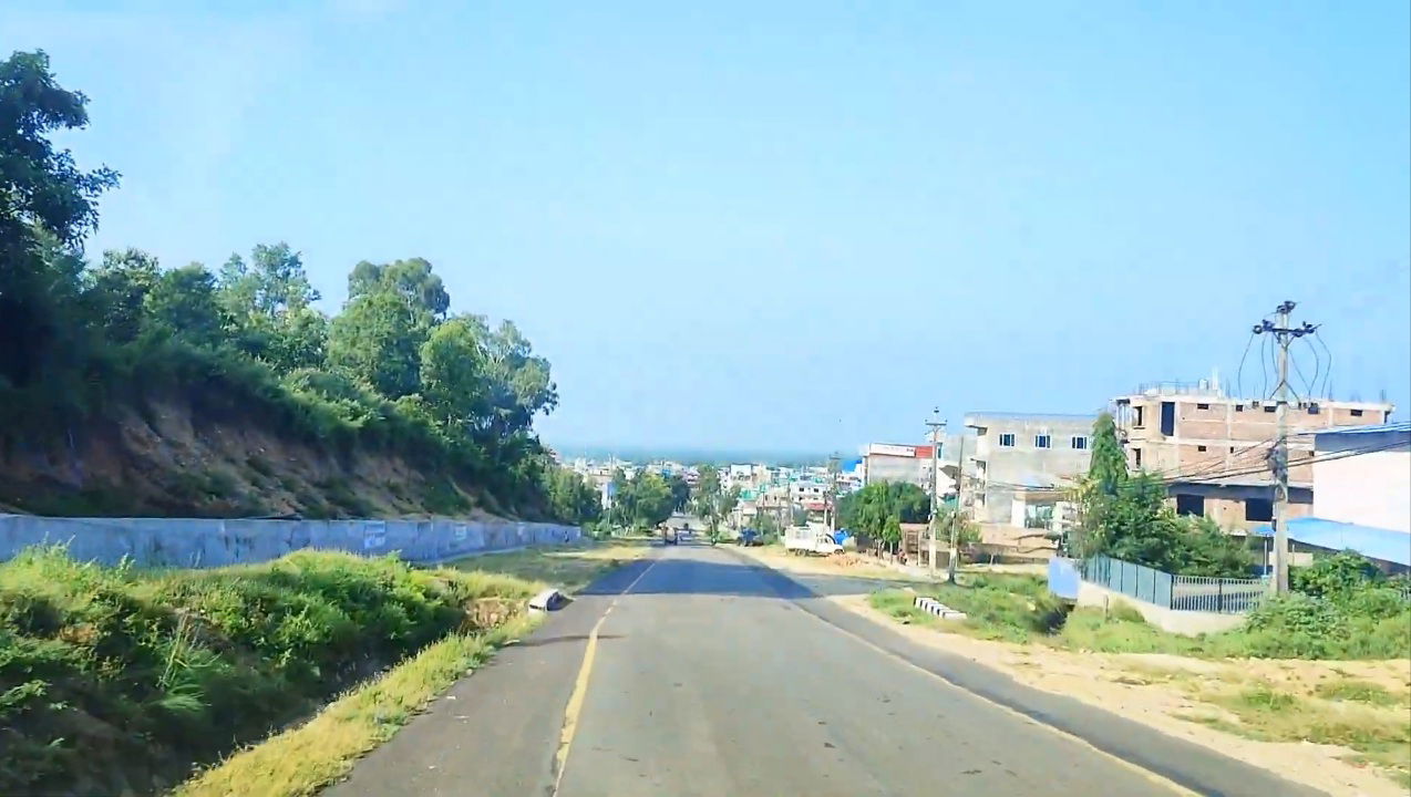Bardibas Chowk view from Gauridanda slope