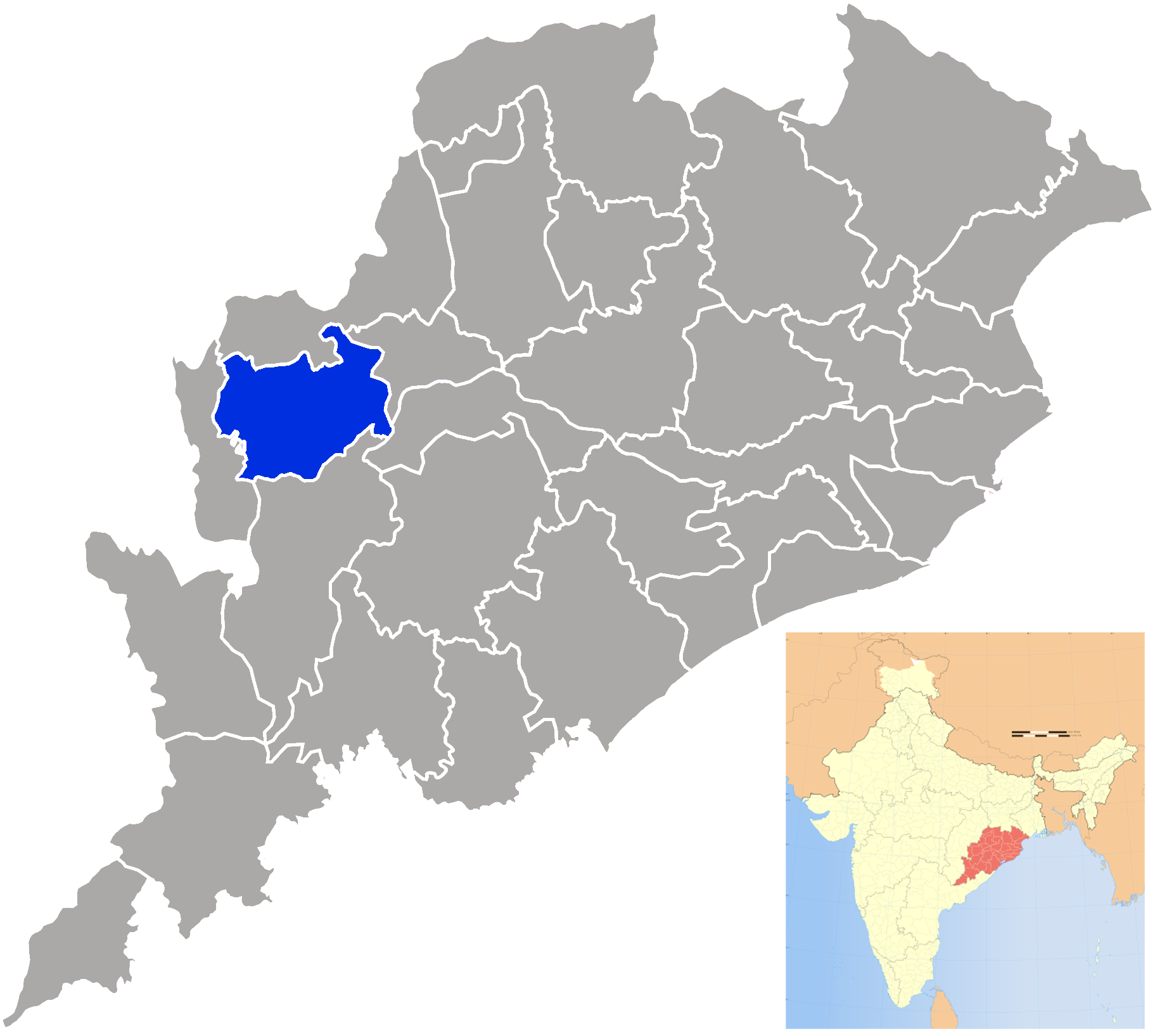 Balangir district in Orissa