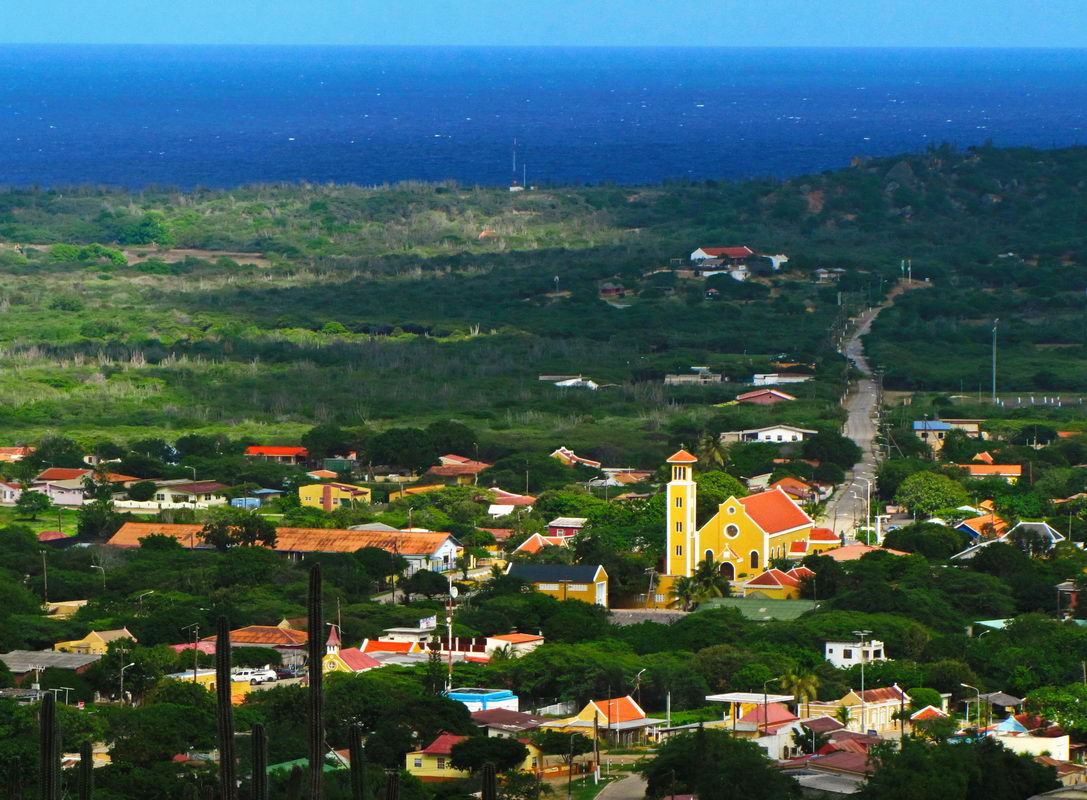 Zicht op Rincon, Bonaire