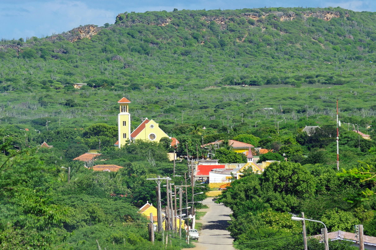 Bonaire, Blick zur Ortschaft Rincon