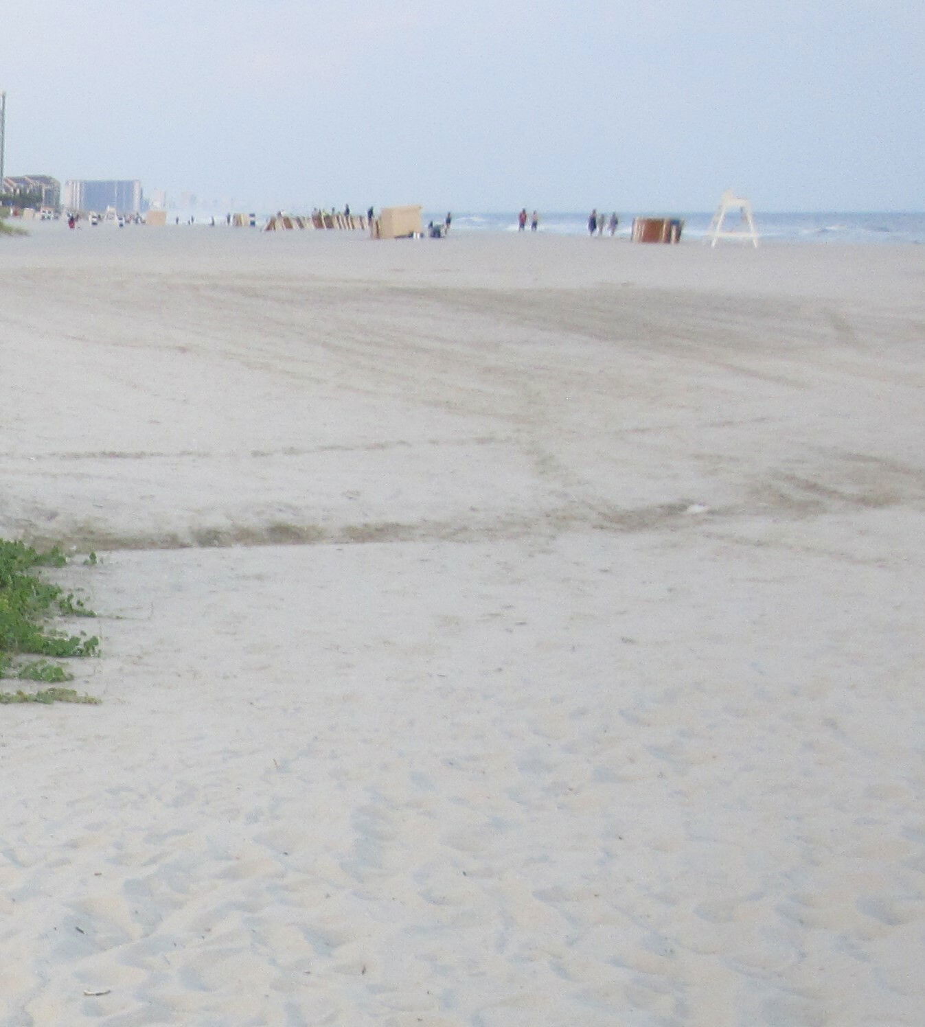 Beachfront near Myrtle Beach, South Carolina.