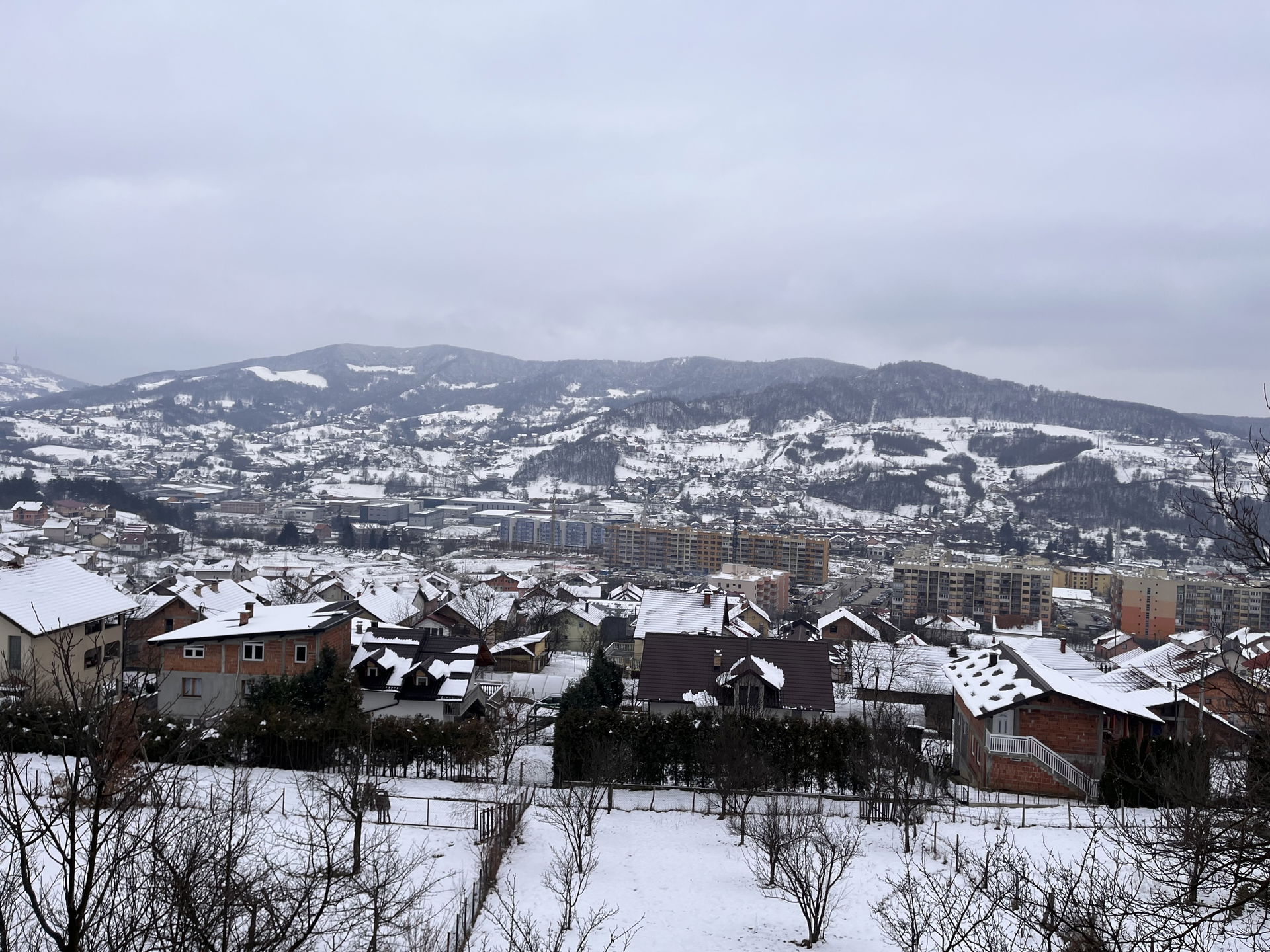 View on Vogošća from Blagovac