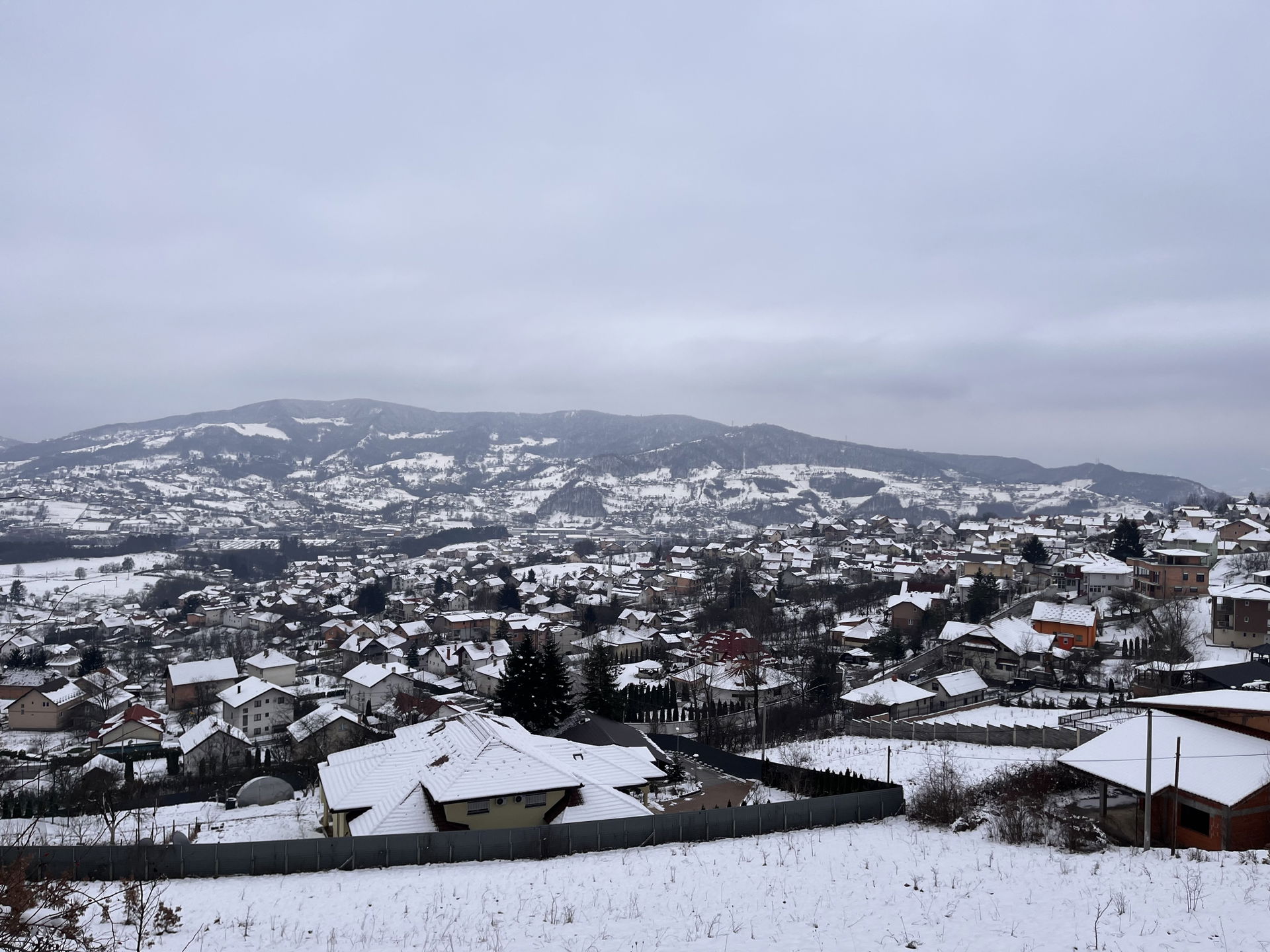 View on Vogošća from Blagovac