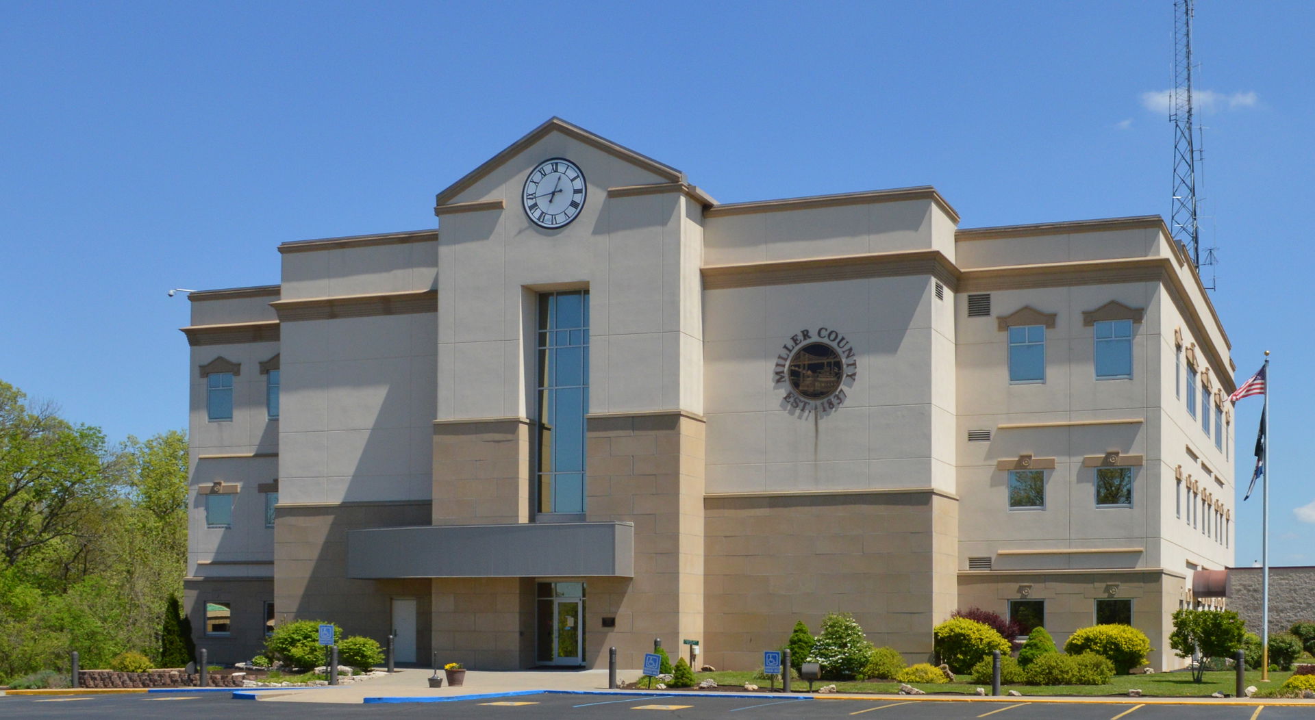 Miller County courthouse in Tuscumbia, Missouri