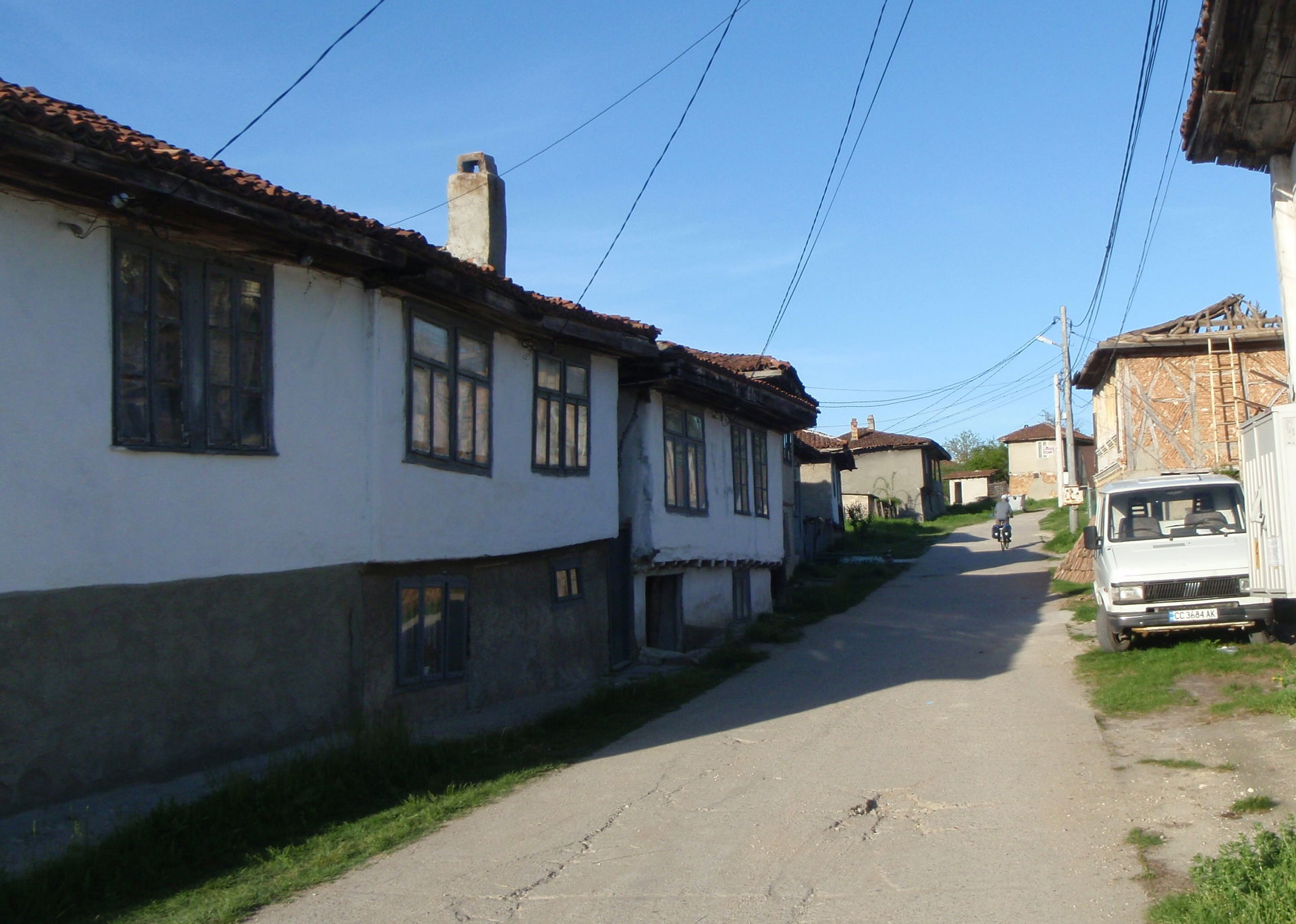 Street sceen of the town of Tutrakan, Bulgaria