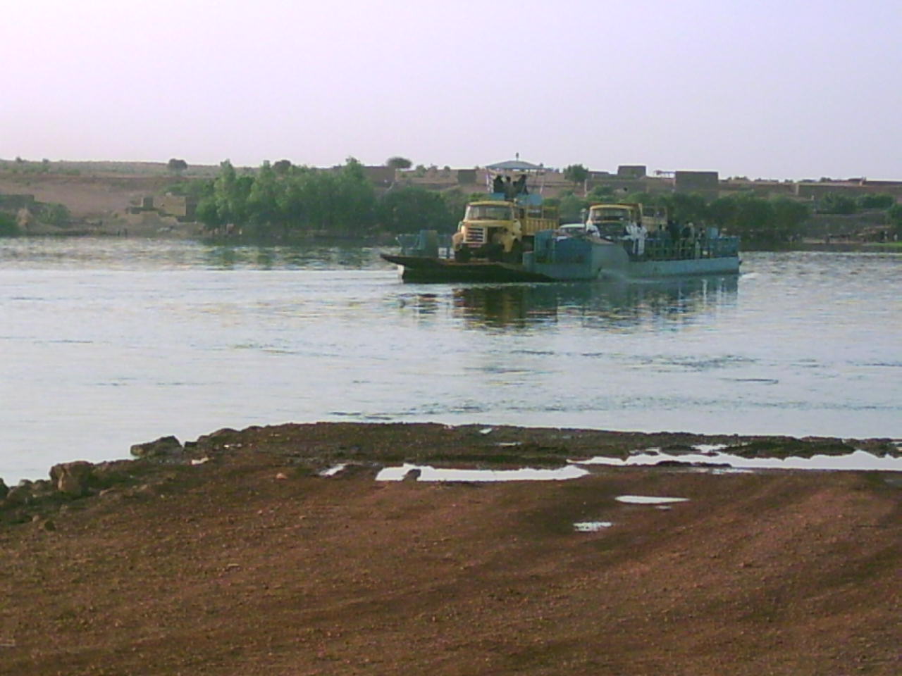 The Gao ferry which linked the two banks of the Niger river 'M…