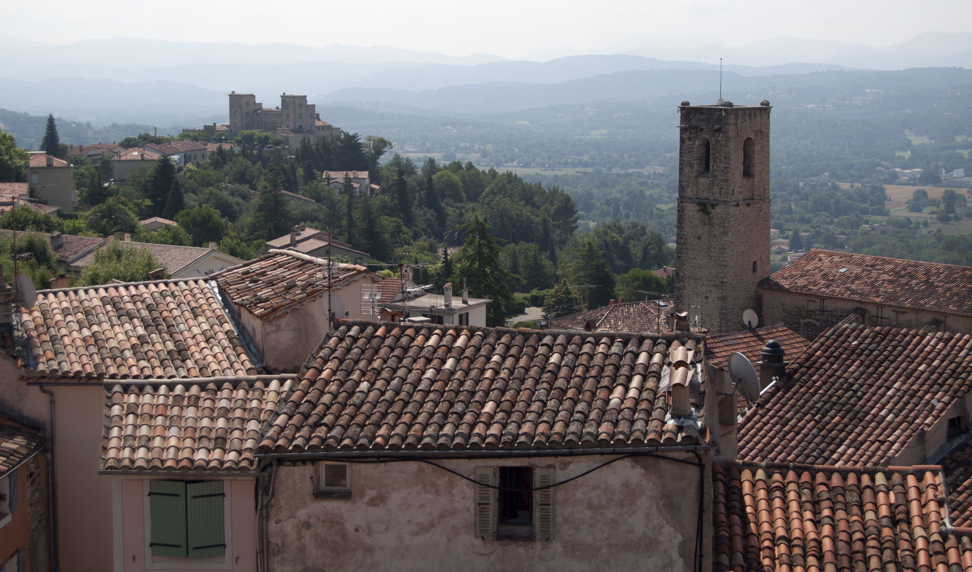 View of Fayence, Southern France.