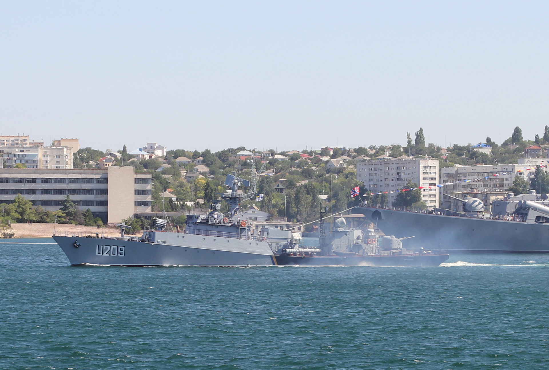 Joint celebration of The Navy Day in Russia and Ukraine in 2012…