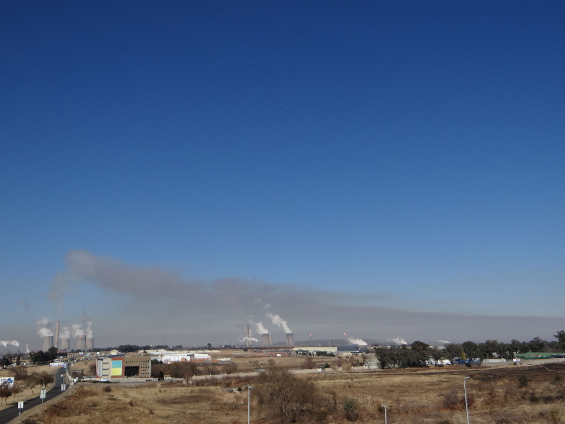 Sasol's Secunda factory emissions blanketing the lower atmosphe…