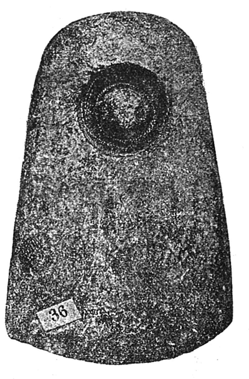Stone adze found in Morava near Aleksinac.