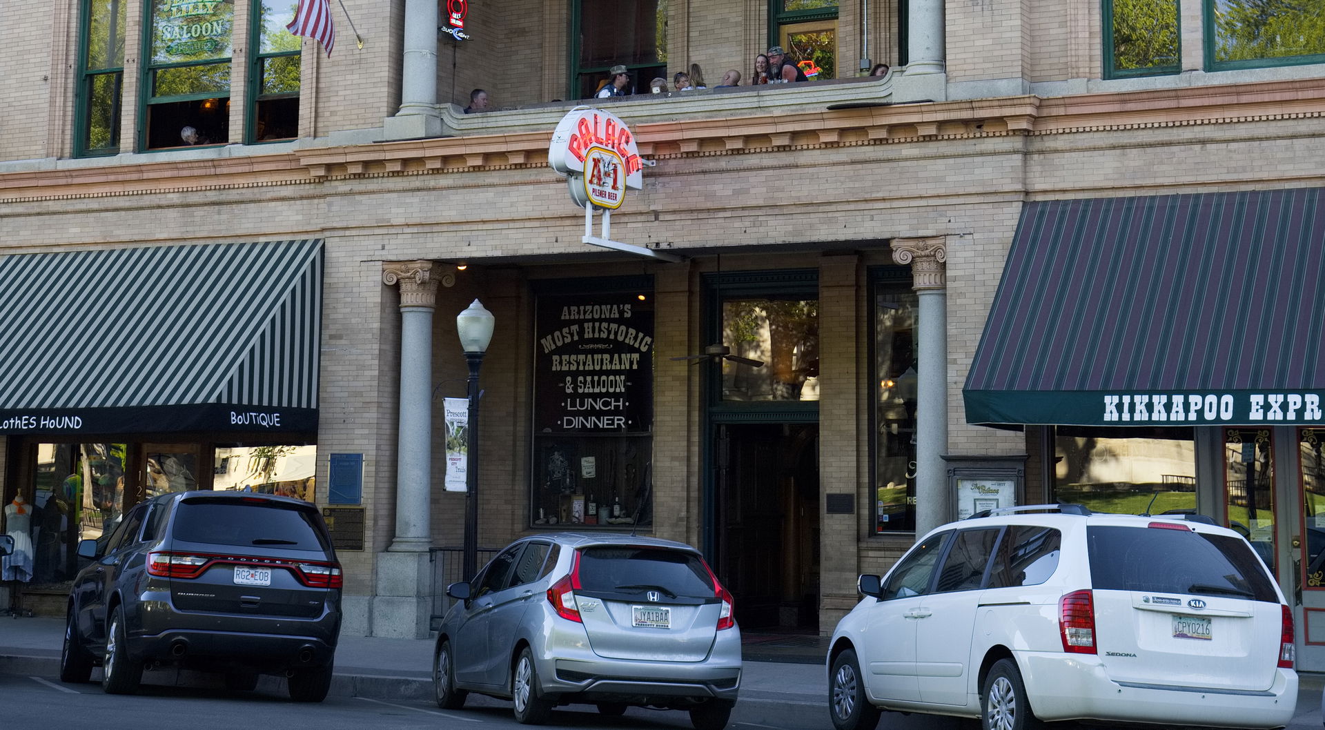 Oldest bar in Arizona; served Wyatt Earp and Doc Holliday
