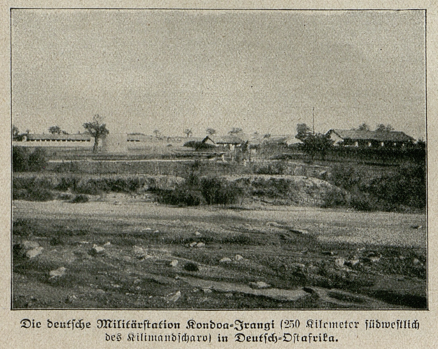 German military station Kondoa Irangi (250 kilometers southwest…