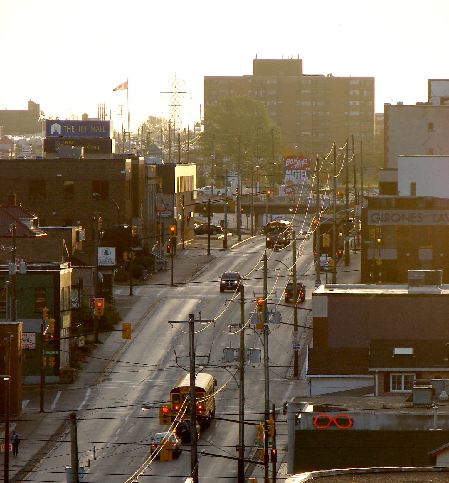 Algonquin Boulevard (Highway 101) in Timmins, Ontario, Canada