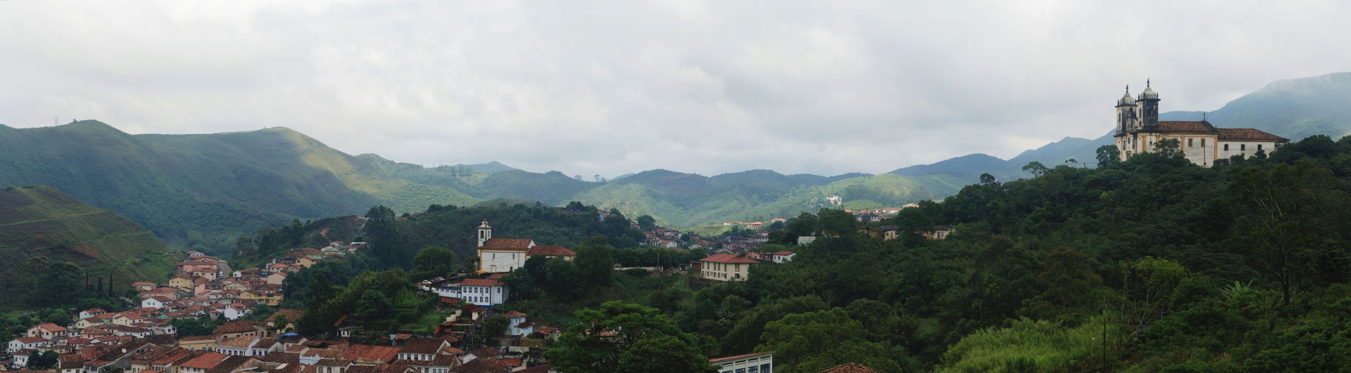 Ouro Preto, Brazil, view from the old School of Mines. In the r…