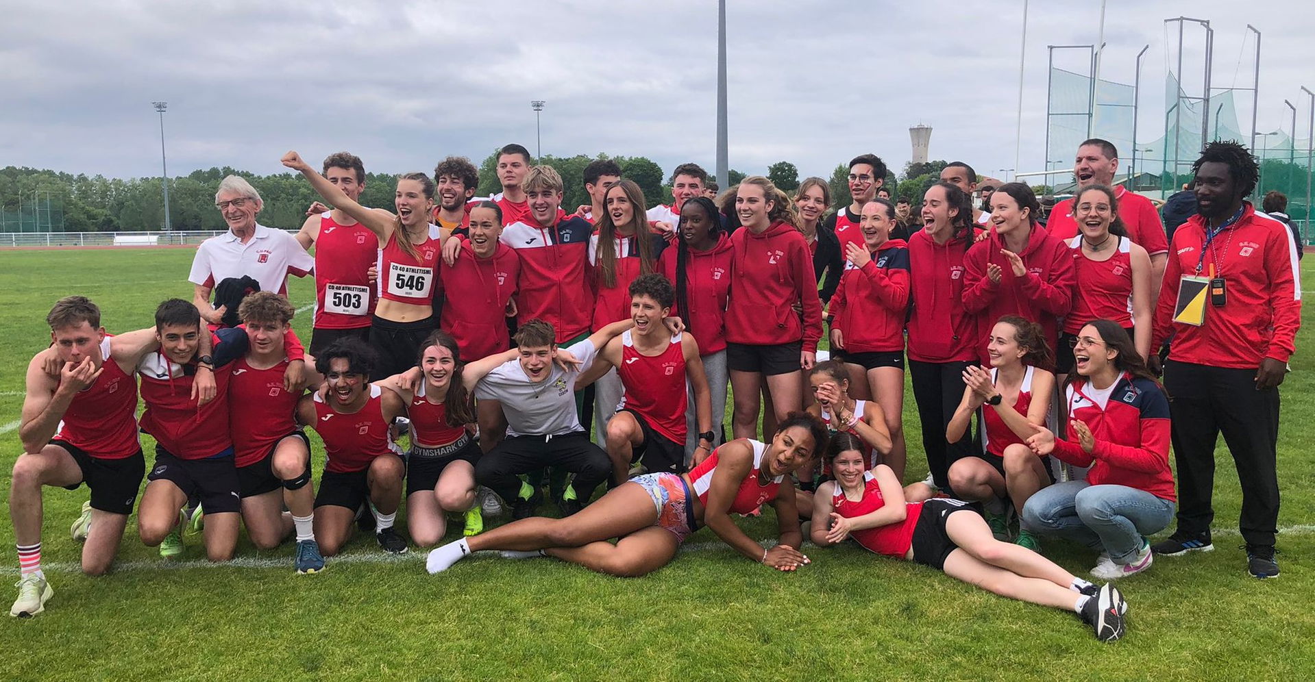 l'équipe du cu pau saison 2023-2024 pendant les interclubs a Da…