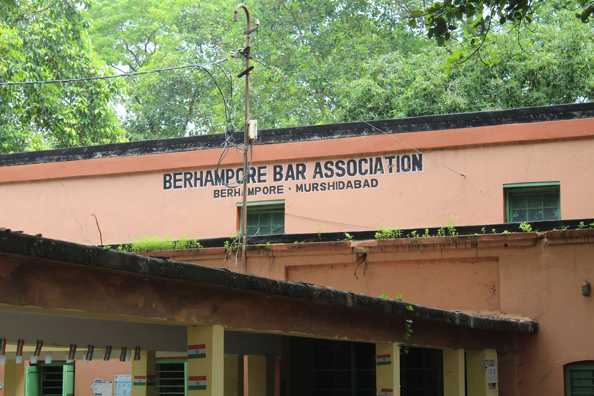 Front view of Bar Association, it is situated in District Judge…