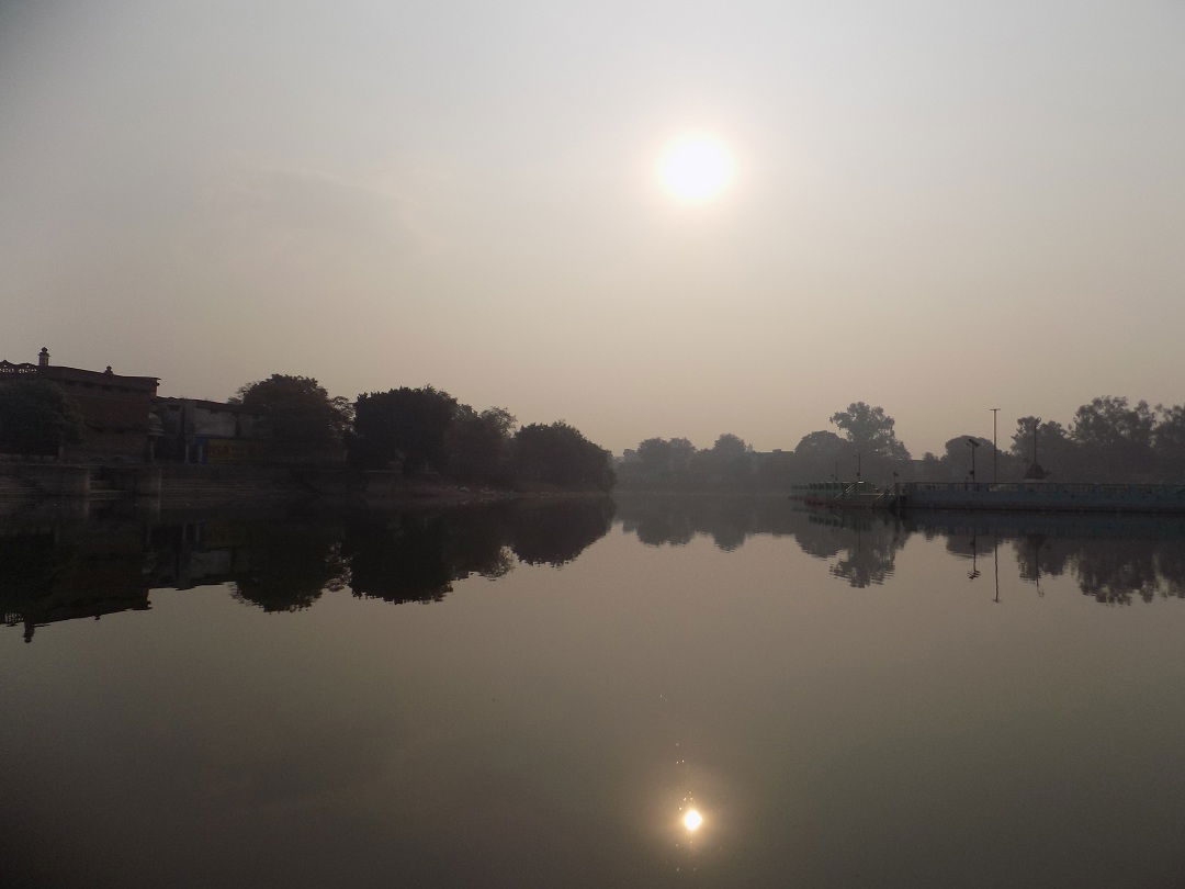 A Sunrise View in Mahil Talab Captured by Divyansh Pratap Singh