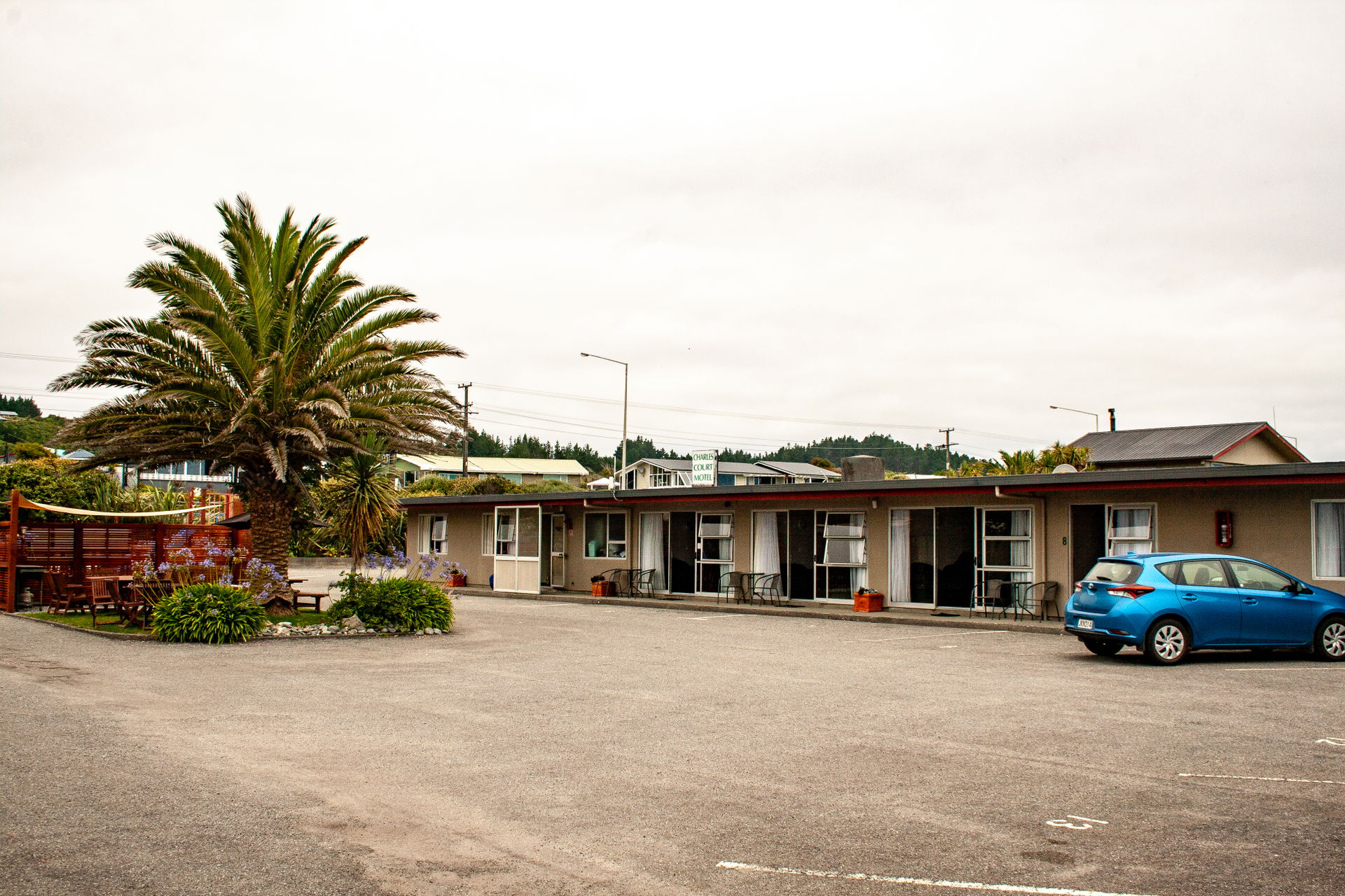 Motel az új-zélandi Greymouth városában és környéke