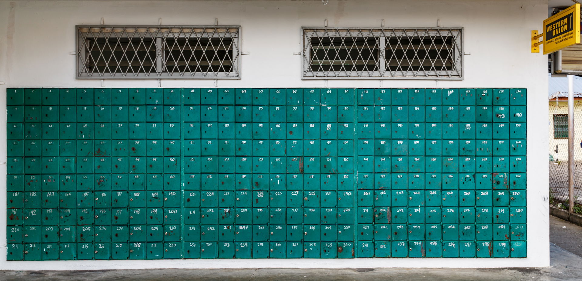 Keningau, Sabah: Post office boxes at the Keningau Post Office
