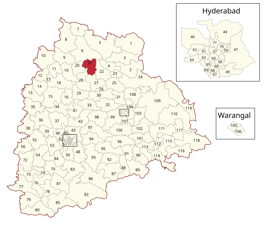 Jagtial Legislative Assembly constituency within Telangana