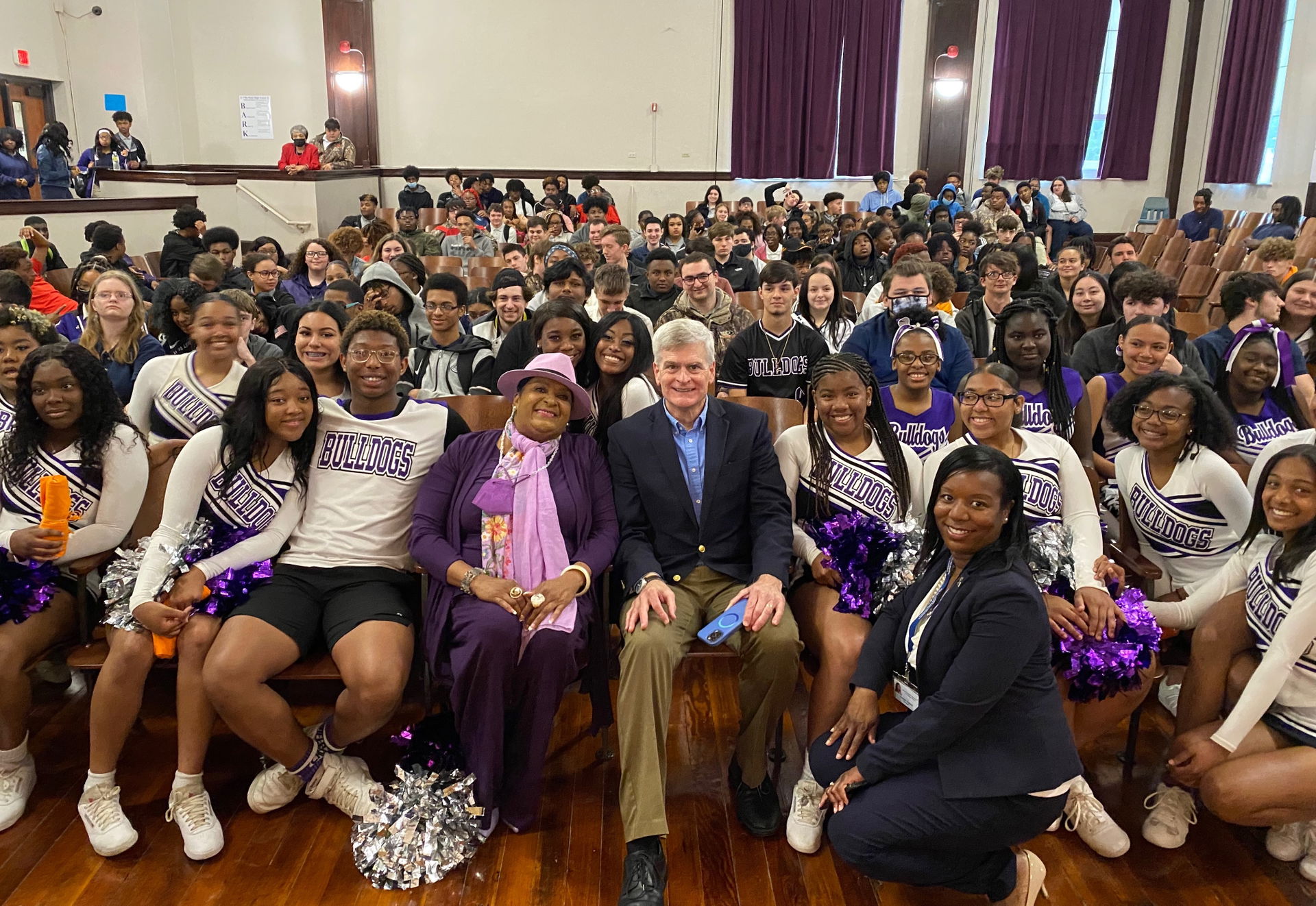 Bill Cassidy at Ville Platte Louisiana High School April 2022
…