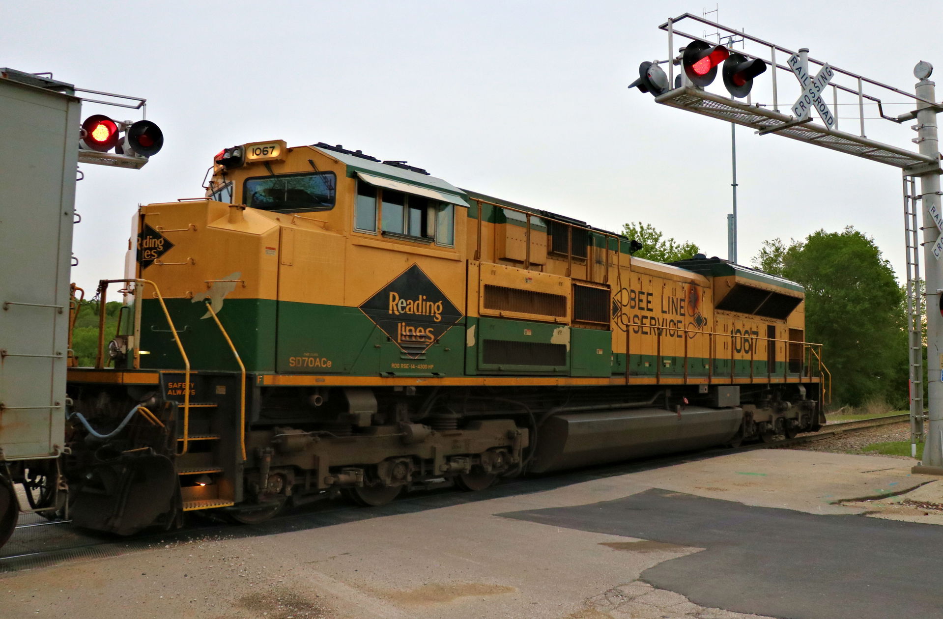 Norfolk Southern 1067(SD70ACe) Reading Lines Heritage Unit lead…