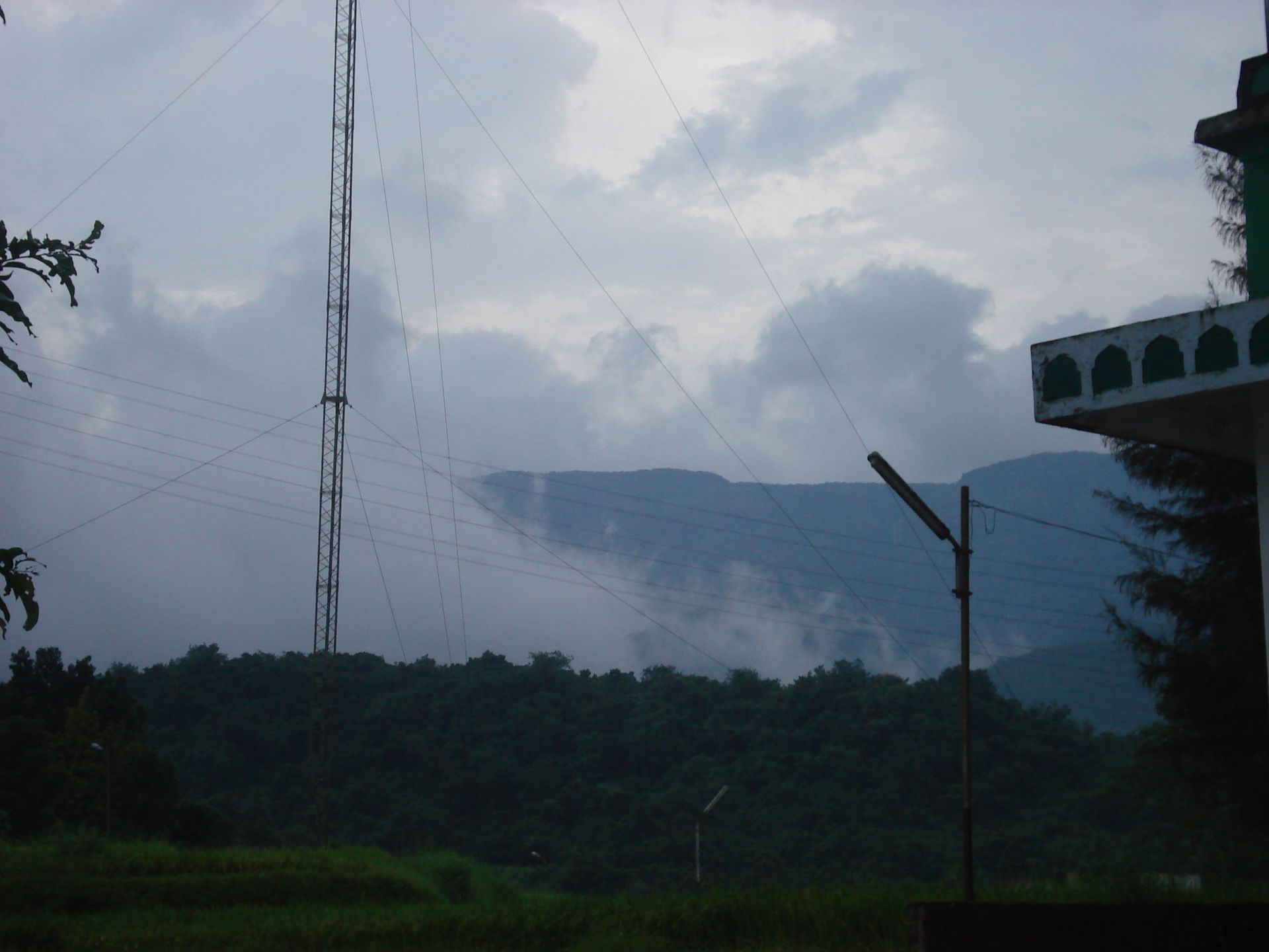 Rain clouds linger over in Chiplun district.