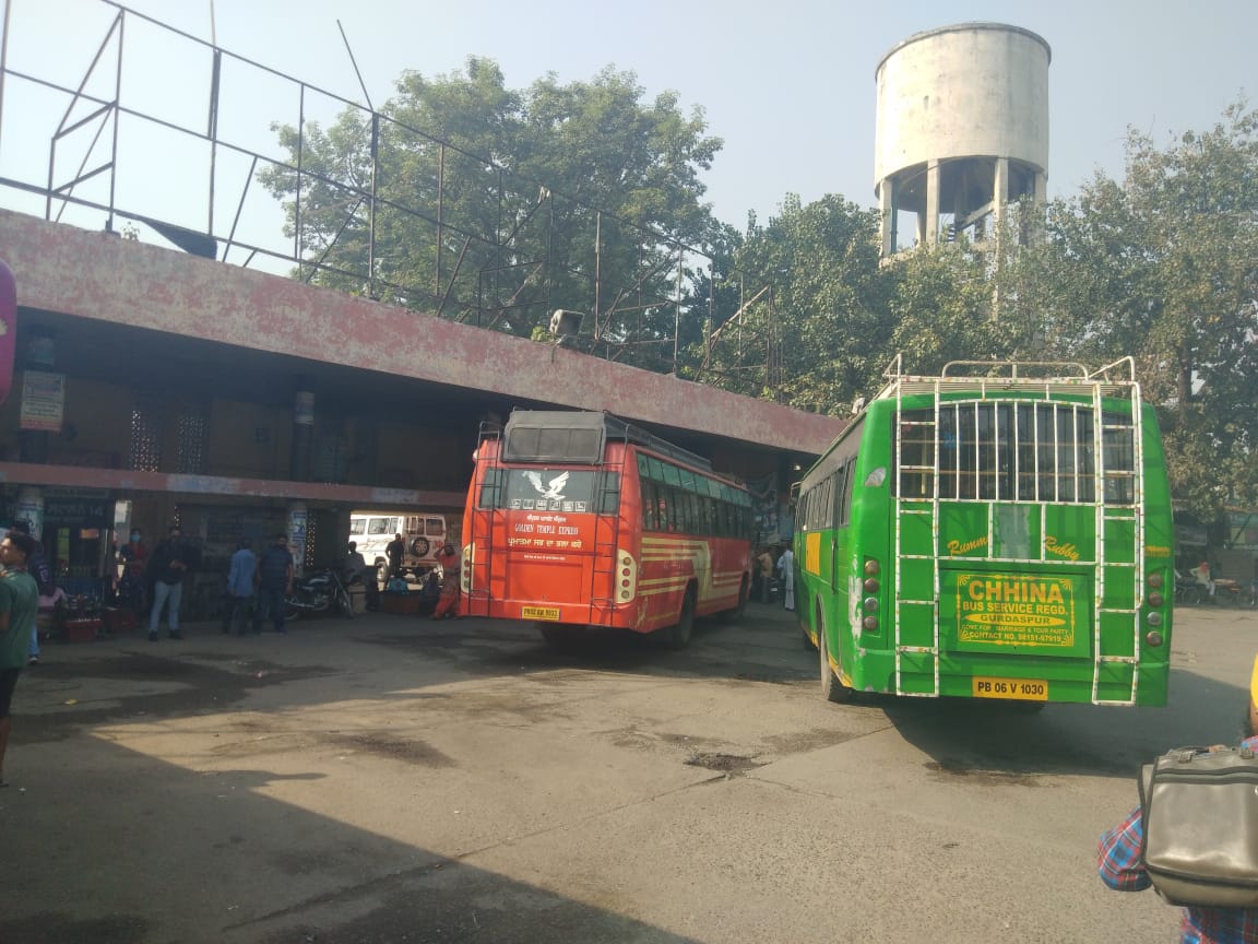 Bus stand Batala (Gurdaspur buses), here people can take buses …