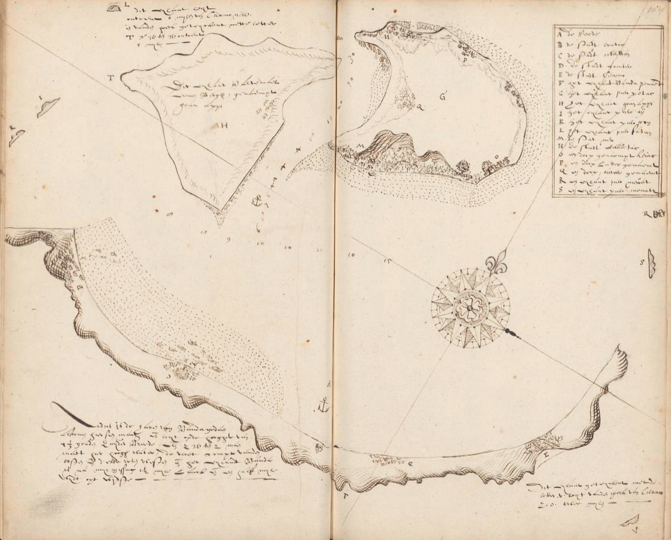 Map of Banda on the voyage of Wolfert Harmensz to the Moluccas …