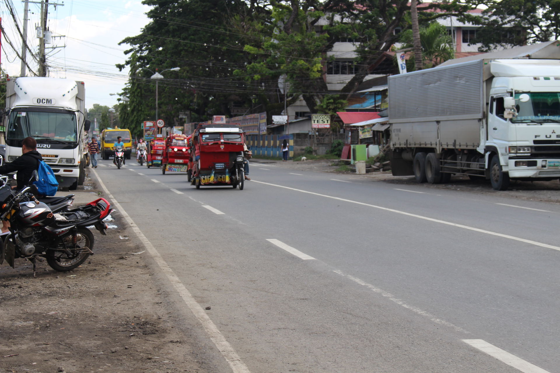Section of the National Route 940 at Midsayap, North Cotabato
