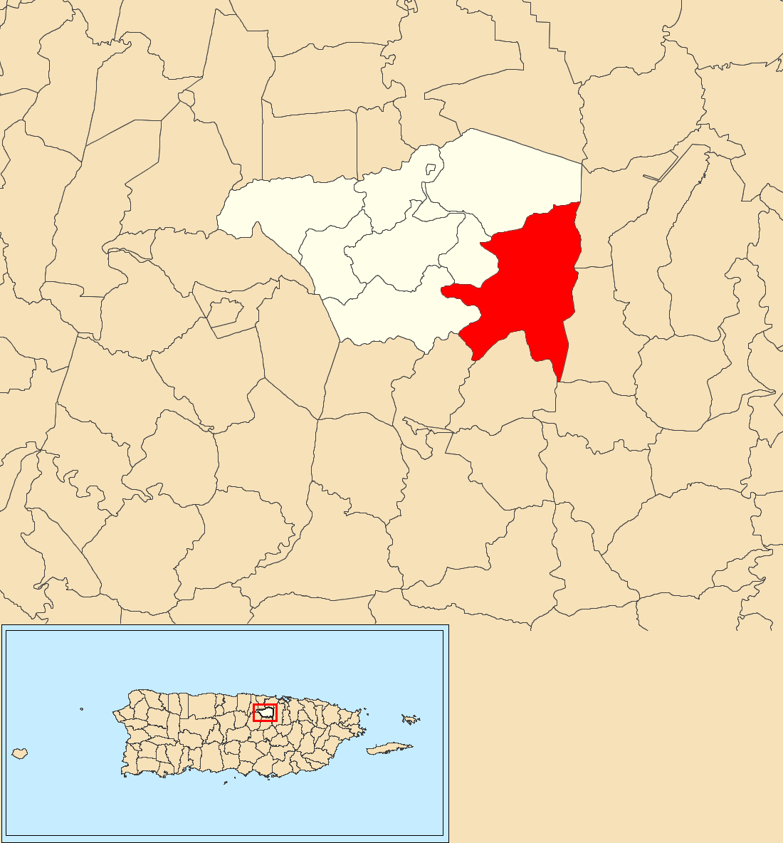 Ortíz, Toa Alta, Puerto Rico locator map