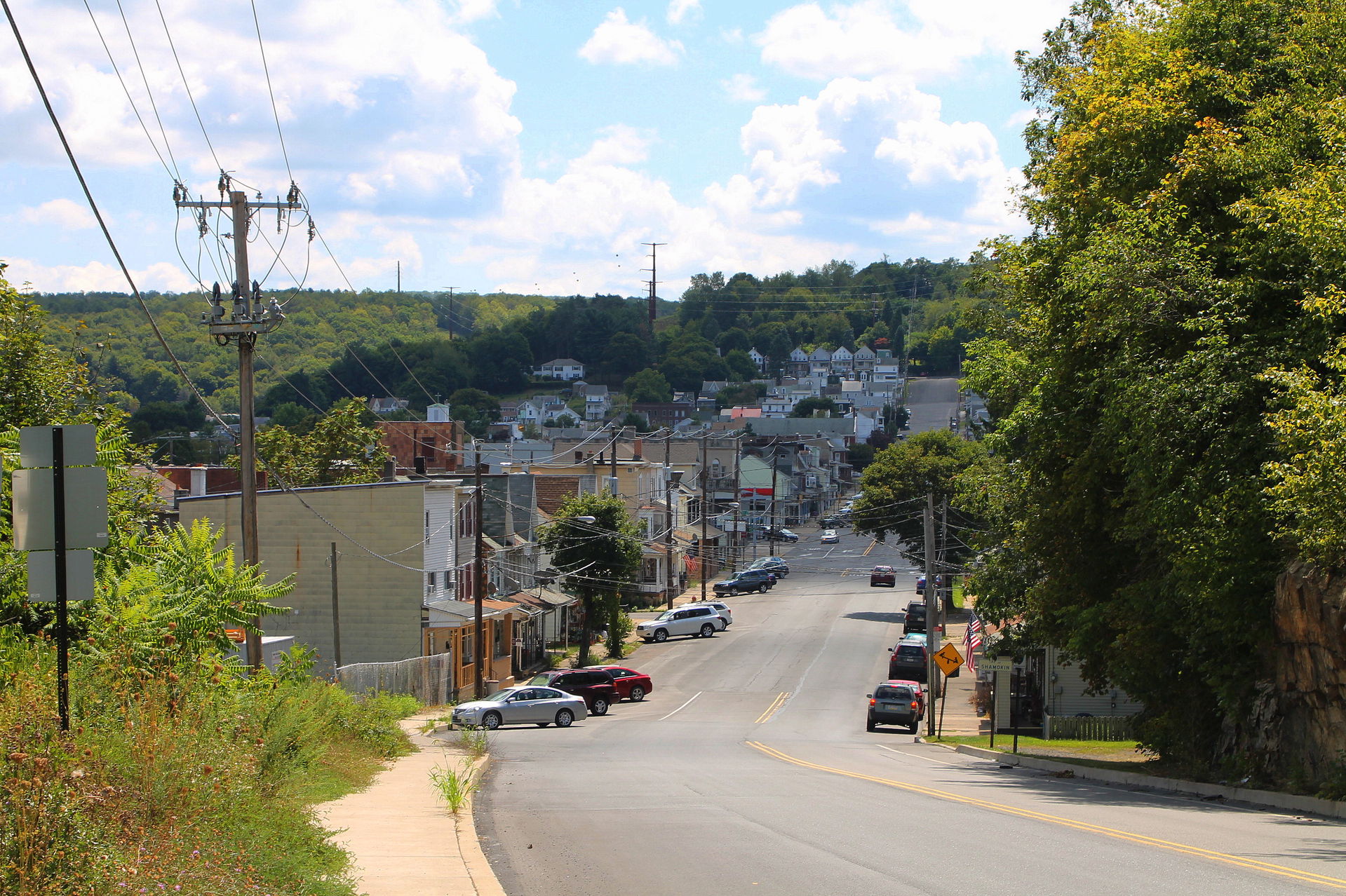 Shamokin, Pennsylvania streetscape
