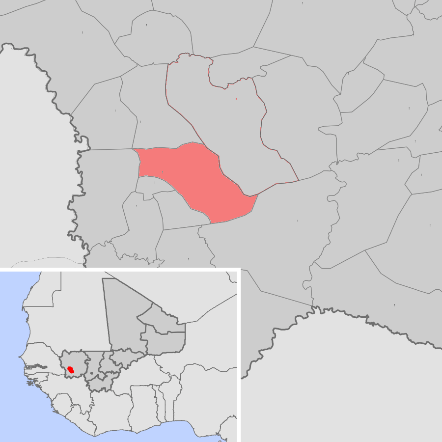 Carte de la commune de Baye, cercle de Kéniéba, Mali