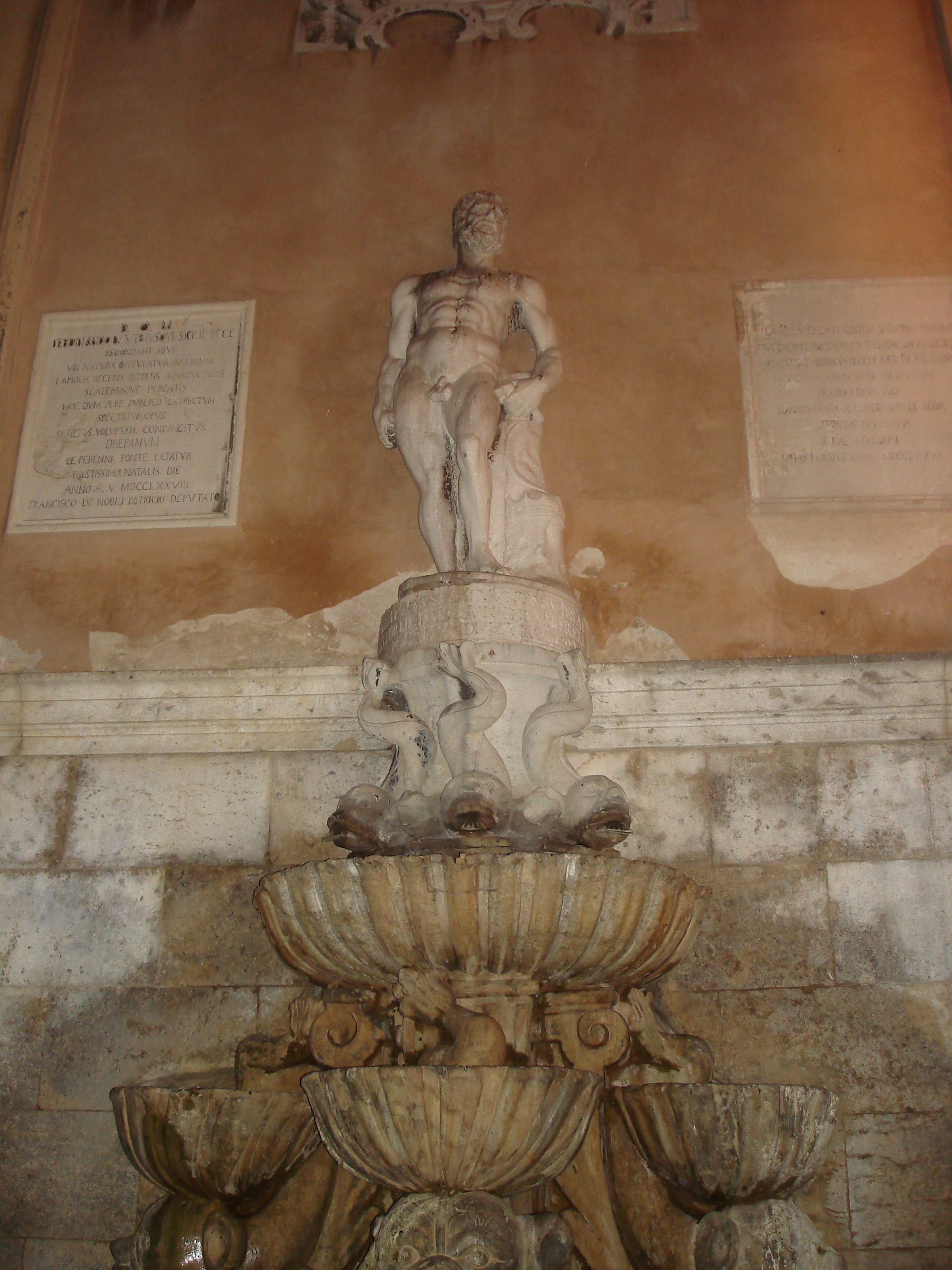 Saturn's Fountain, Trapani, Sicily