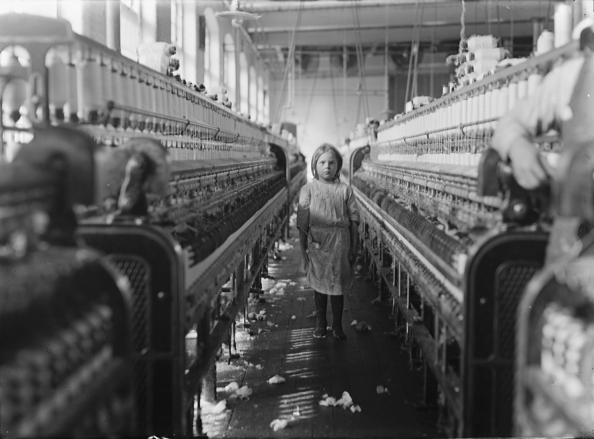 "A little spinner in the Mollohan Mills, Newberry, S.C. She was…