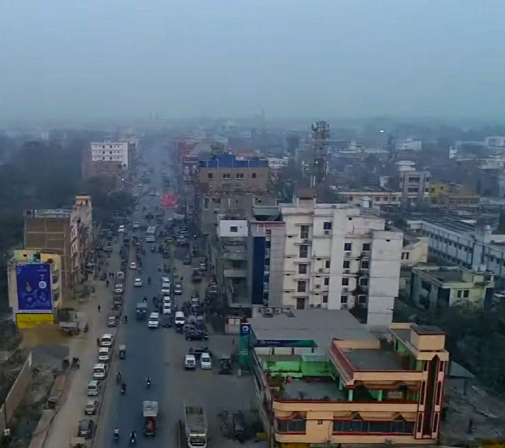 Latest view of station chowk bettiah