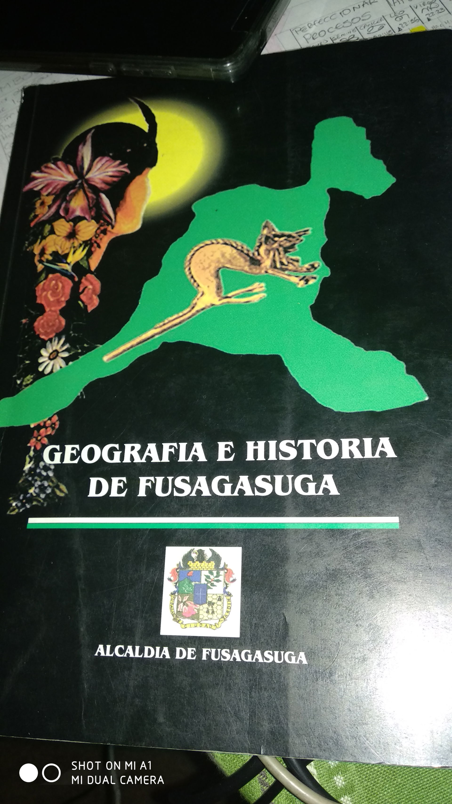 Portada del libro Geografía e Historia de Fusagsugá. Nótese el …